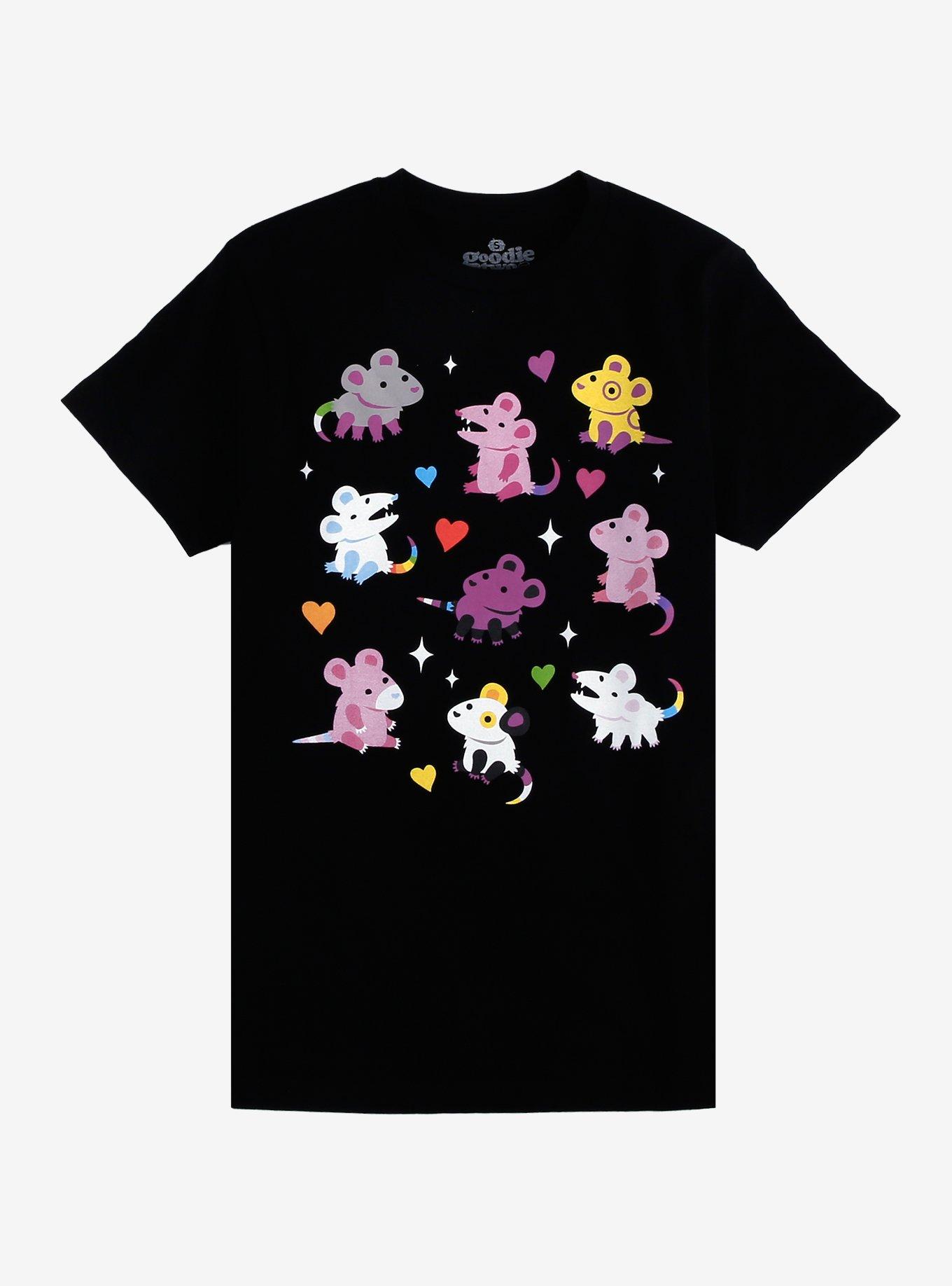 Pride Possum Collage T-Shirt By Goodie Two Sleeves, , hi-res
