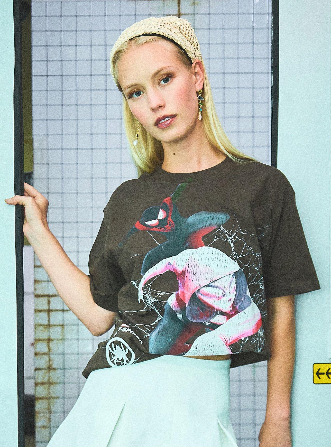 Marvel Spider-Man: Into the Spider-Verse Ghost Spider & Miles Morales T-Shirt - BoxLunch Exclusive