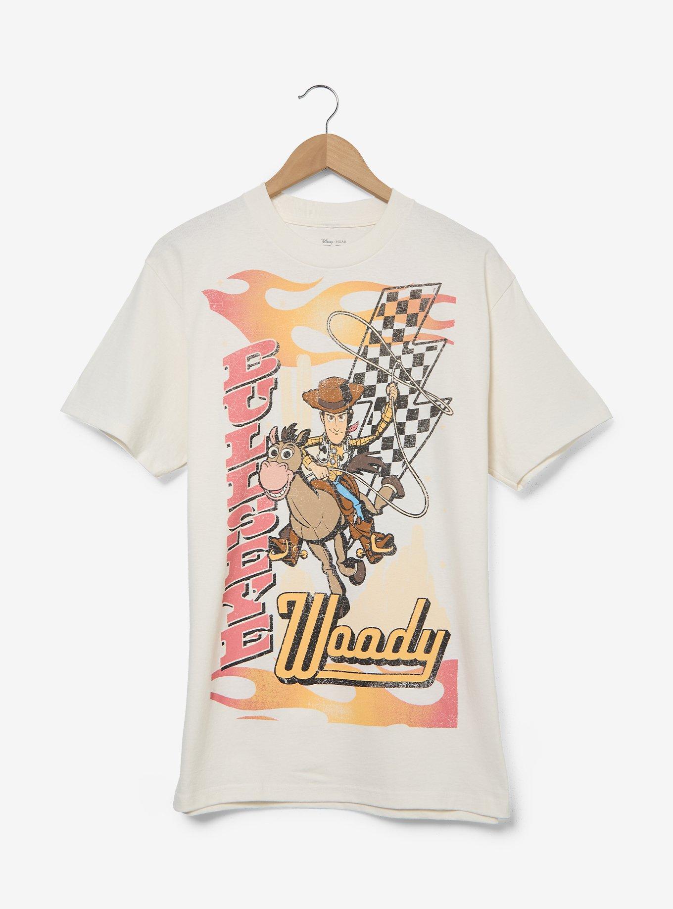 Disney Pixar Toy Story Woody & Bullseye Flame T-Shirt - BoxLunch Exclusive, , hi-res