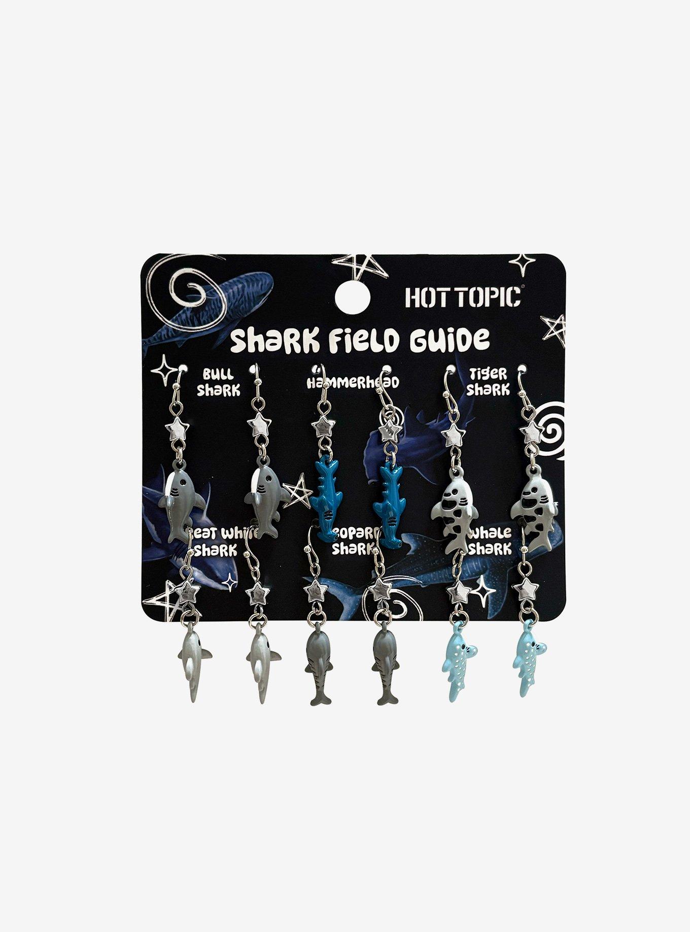 Shark Drop Earring Set, , hi-res