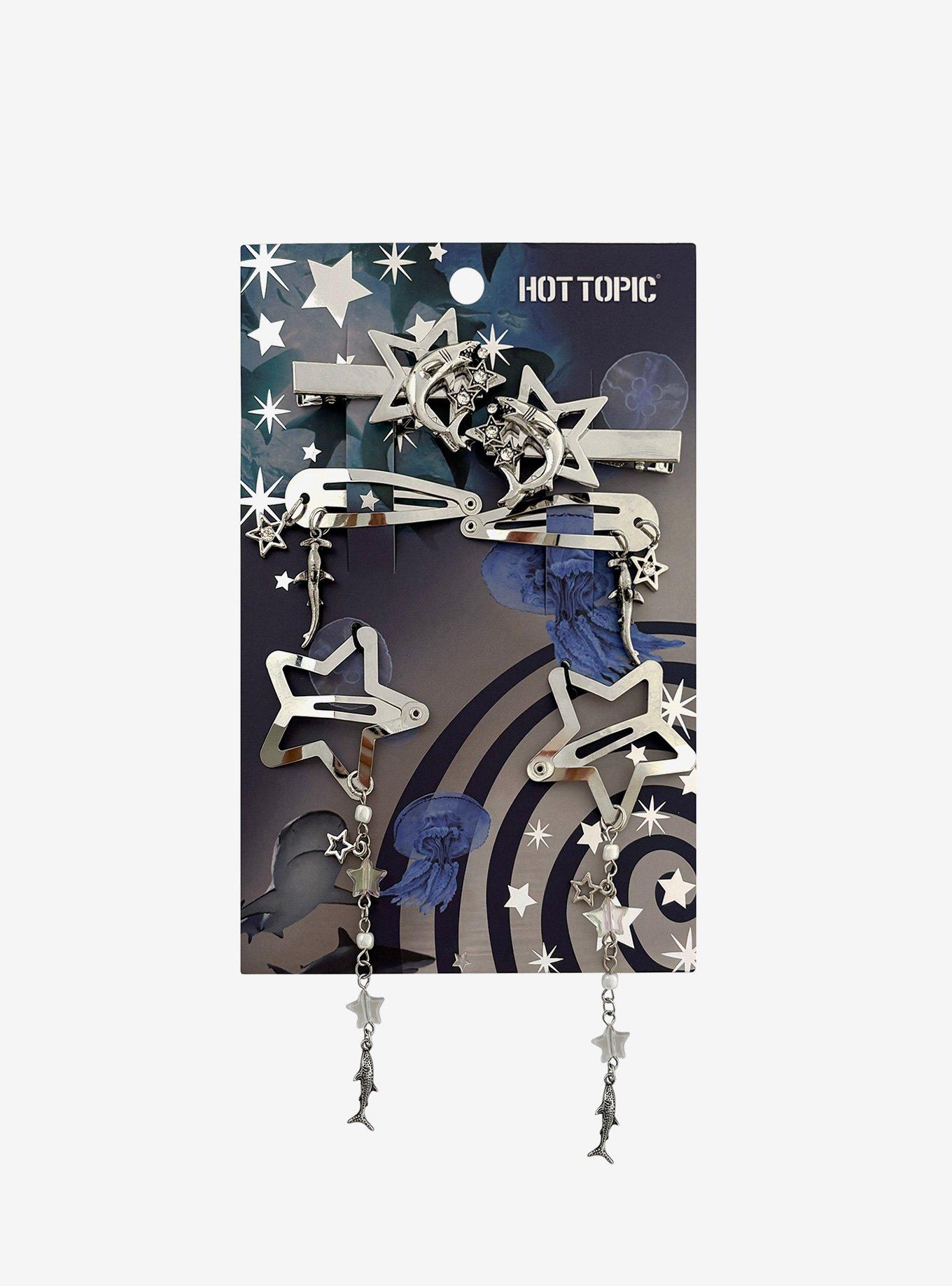 Star Shark Hair Clip Set, , hi-res