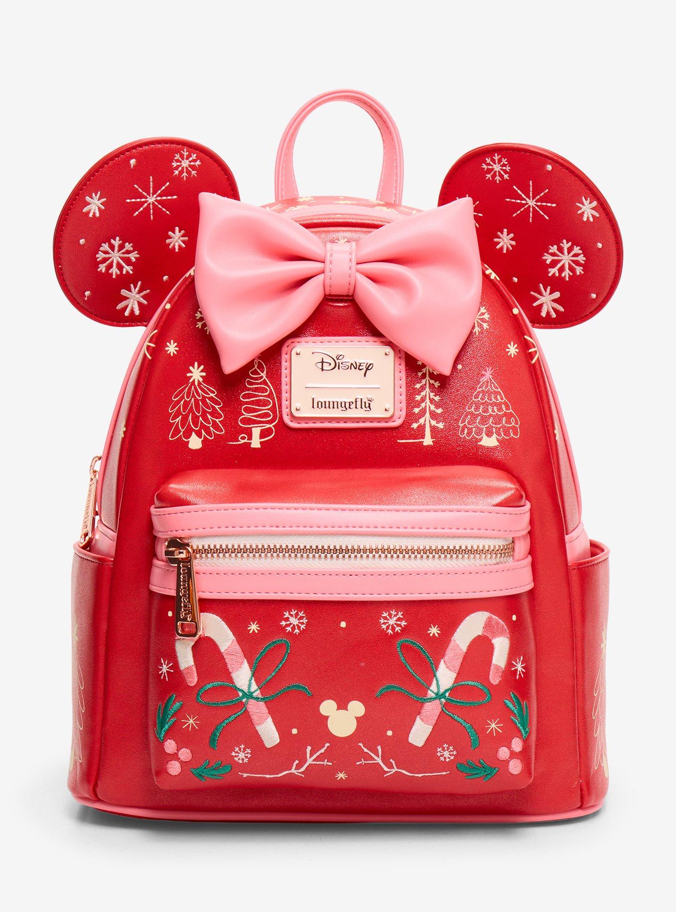 Loungefly Disney Minnie Mouse Candy Cane Mini Backpack, , hi-res