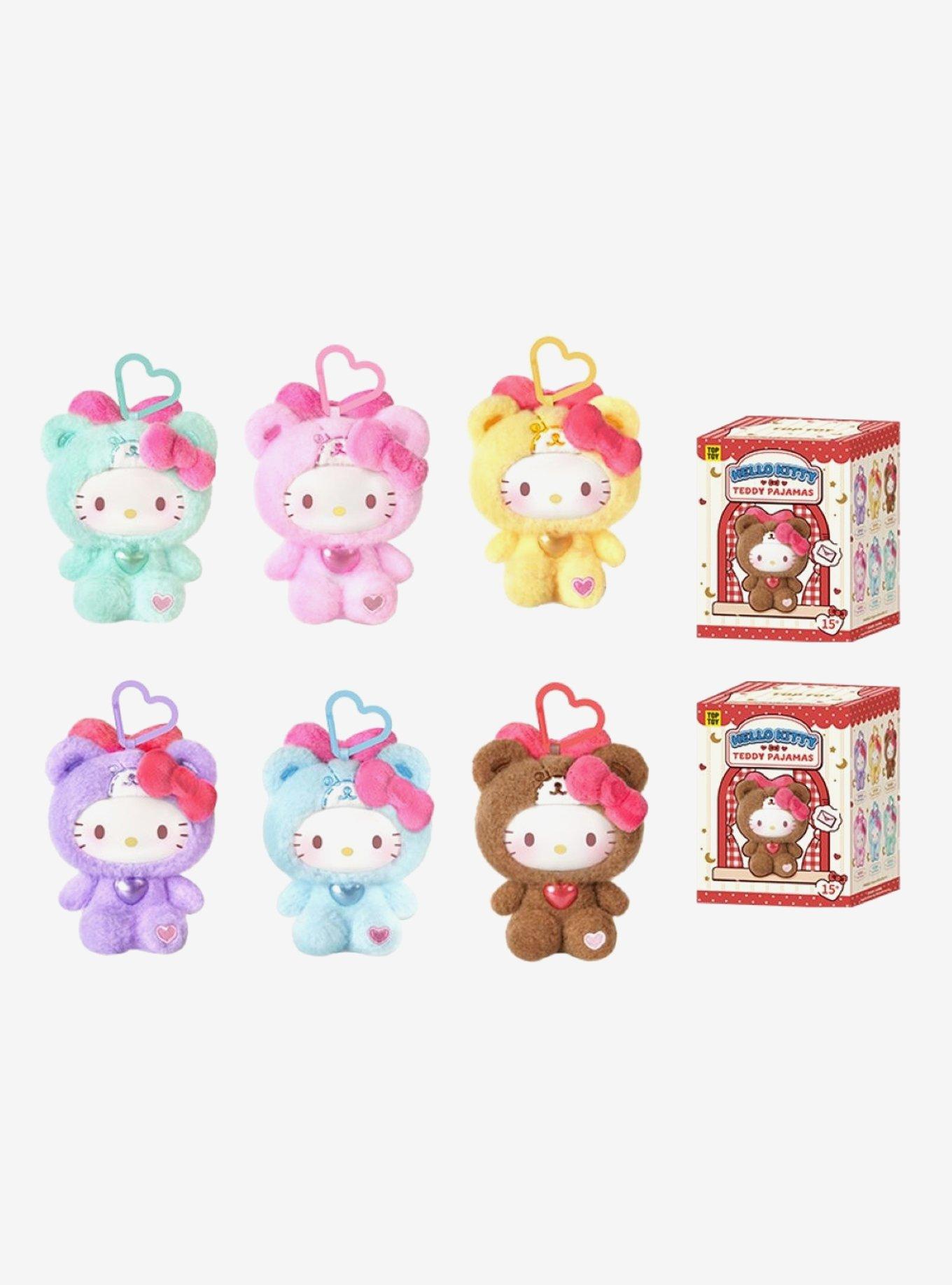 Sanrio Hello Kitty Teddy Pajamas Blind Box Plush Clip, , hi-res