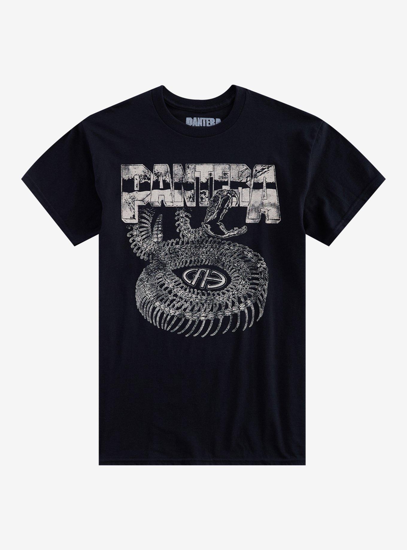Pantera Cowboys From Hell Snake Skeleton T-Shirt, , hi-res