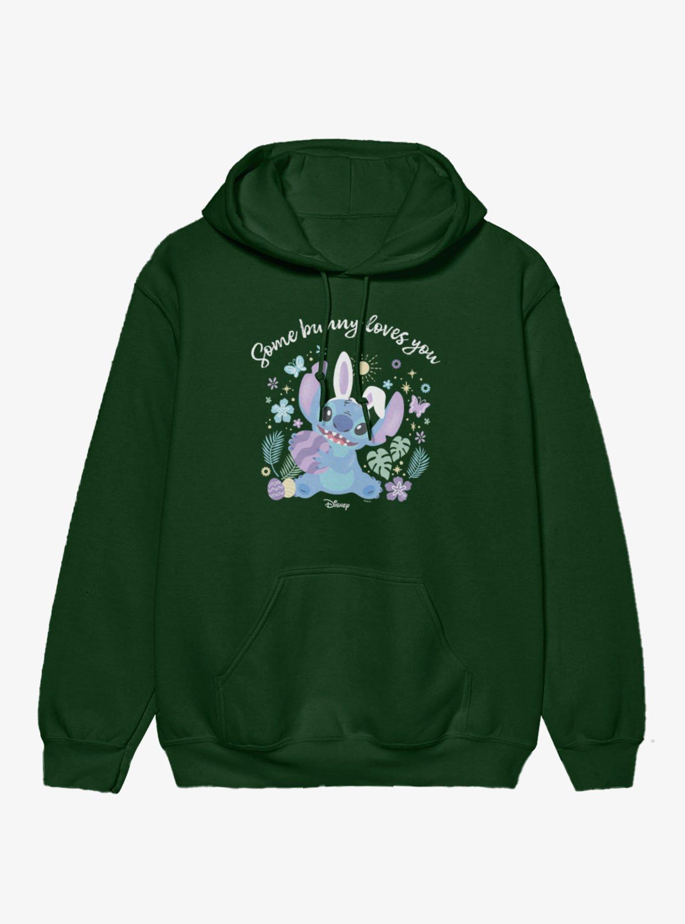 Disney Lilo And Stitch Easter Bunny Loves You Hoodie, , hi-res