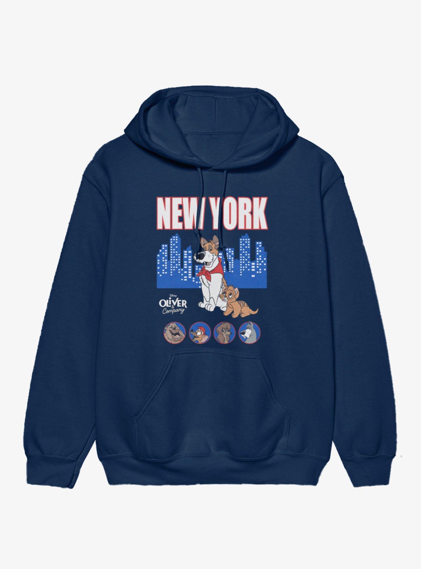 Disney Oliver And Company New York Skyline Hoodie, , hi-res
