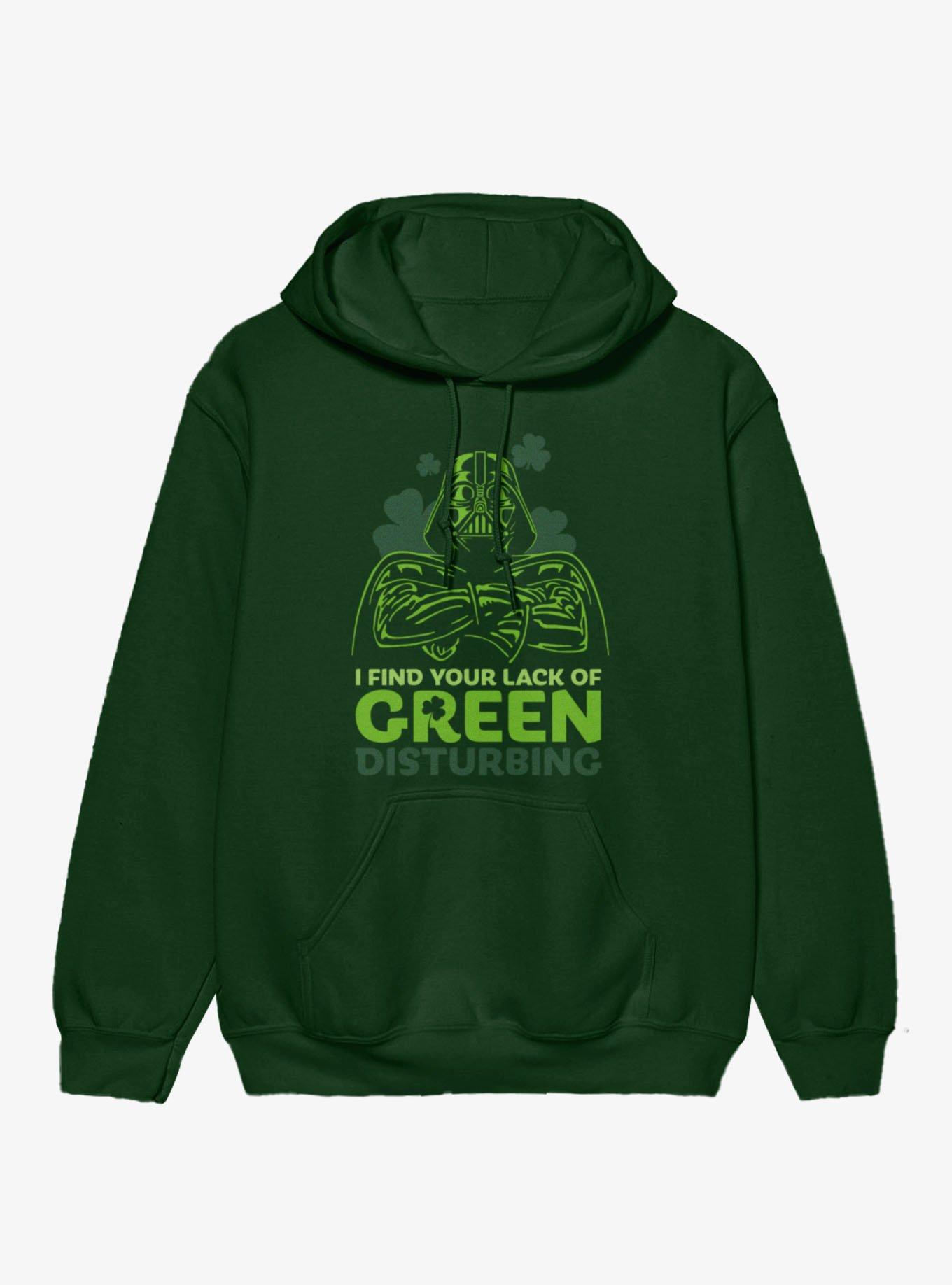 Star Wars St. Patrick's Lack Of Green Distrubing Darth Vader Hoodie, , hi-res