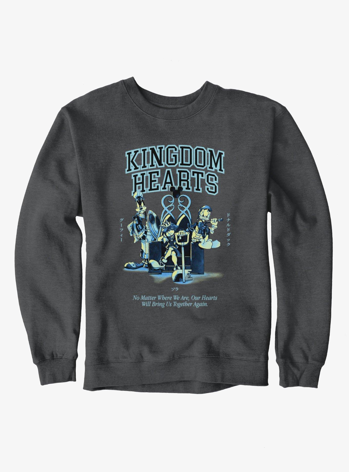 Disney Kingdom Hearts Our Hearts Will Bring Us Together Sweatshirt, , hi-res
