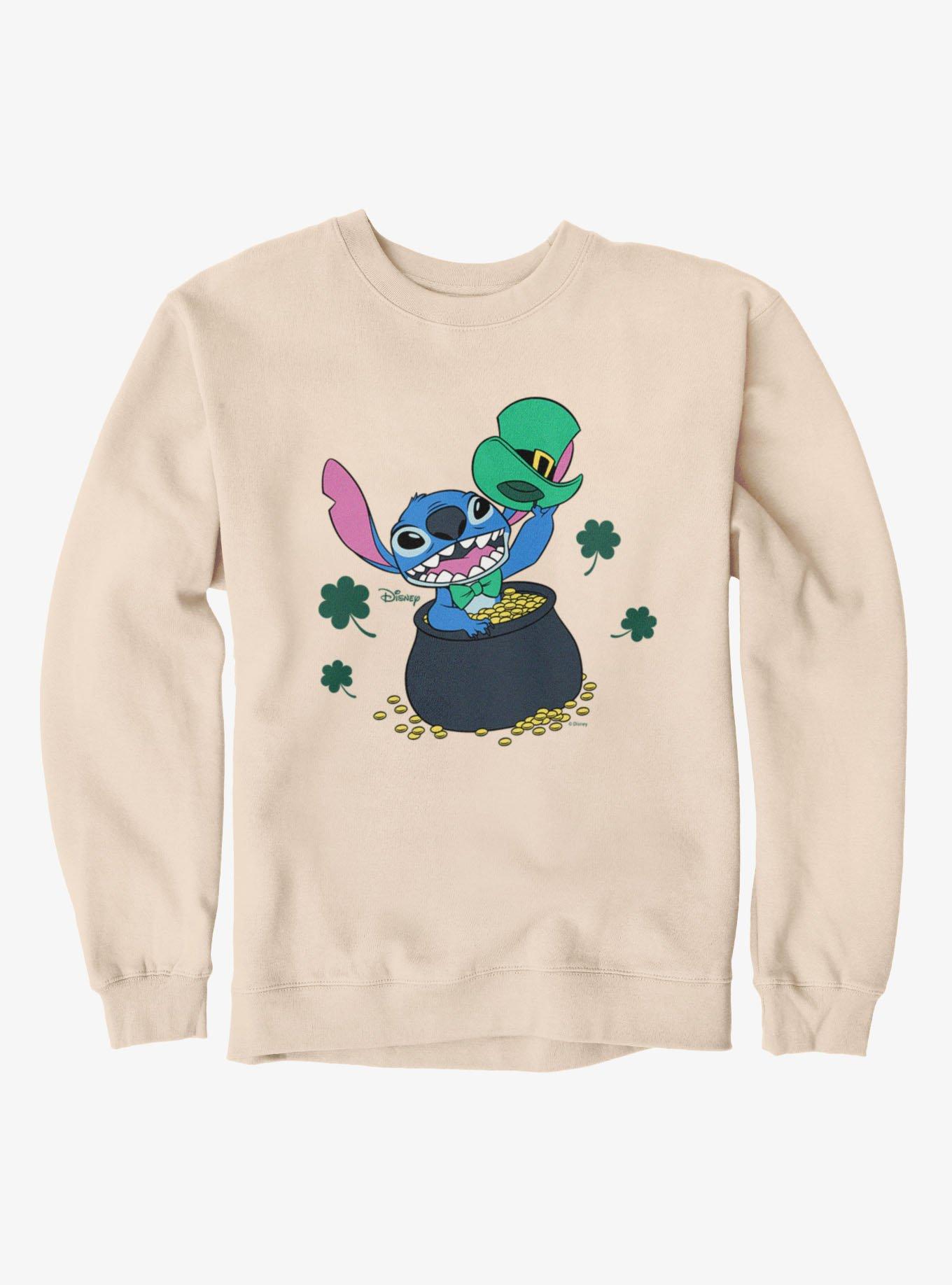 Disney Lilo And Stitch St. Patrick's Pot Of Gold Sweatshirt, , hi-res