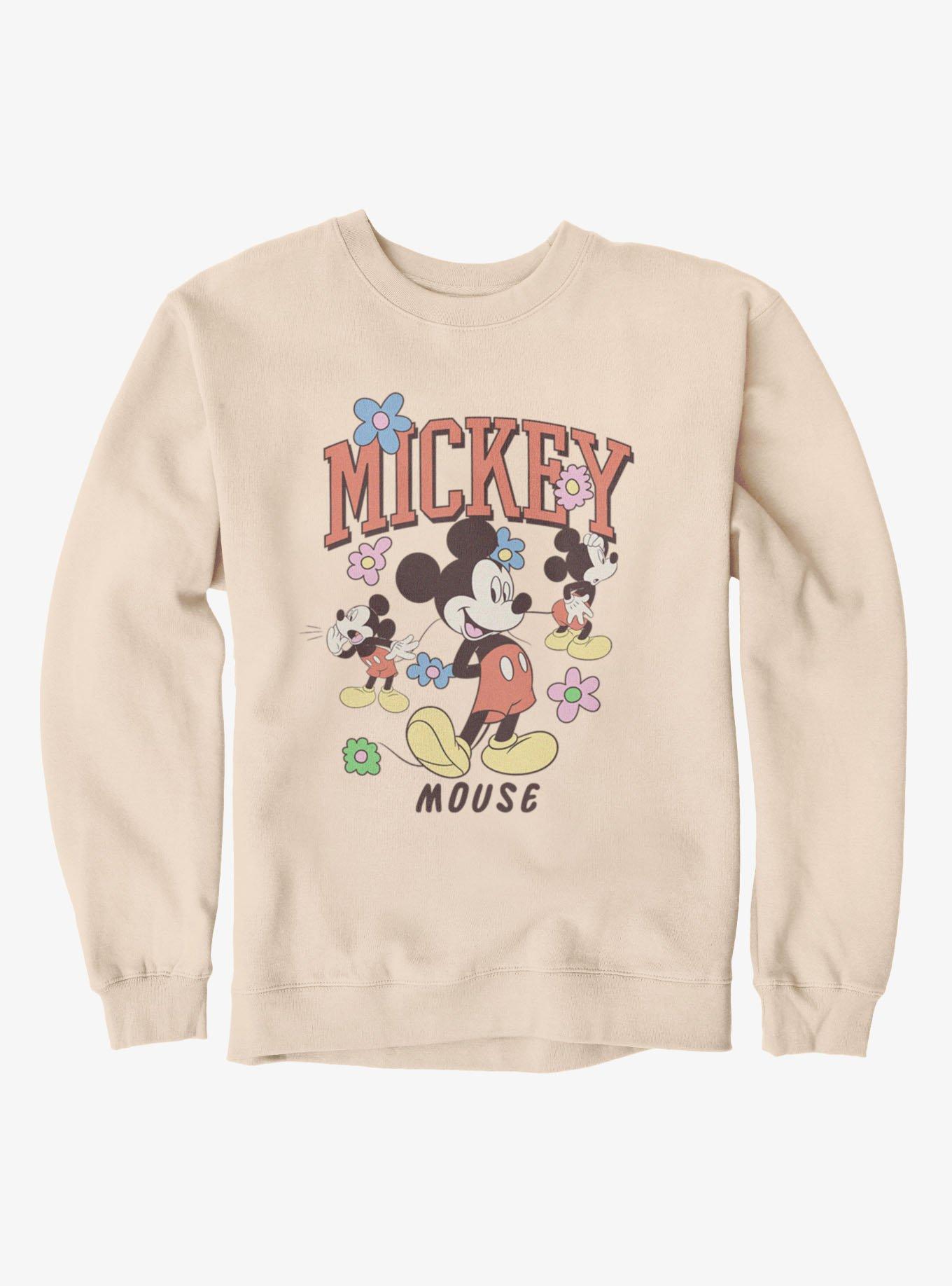 Disney Mickey Mouse Flower Rain Sweatshirt, , hi-res