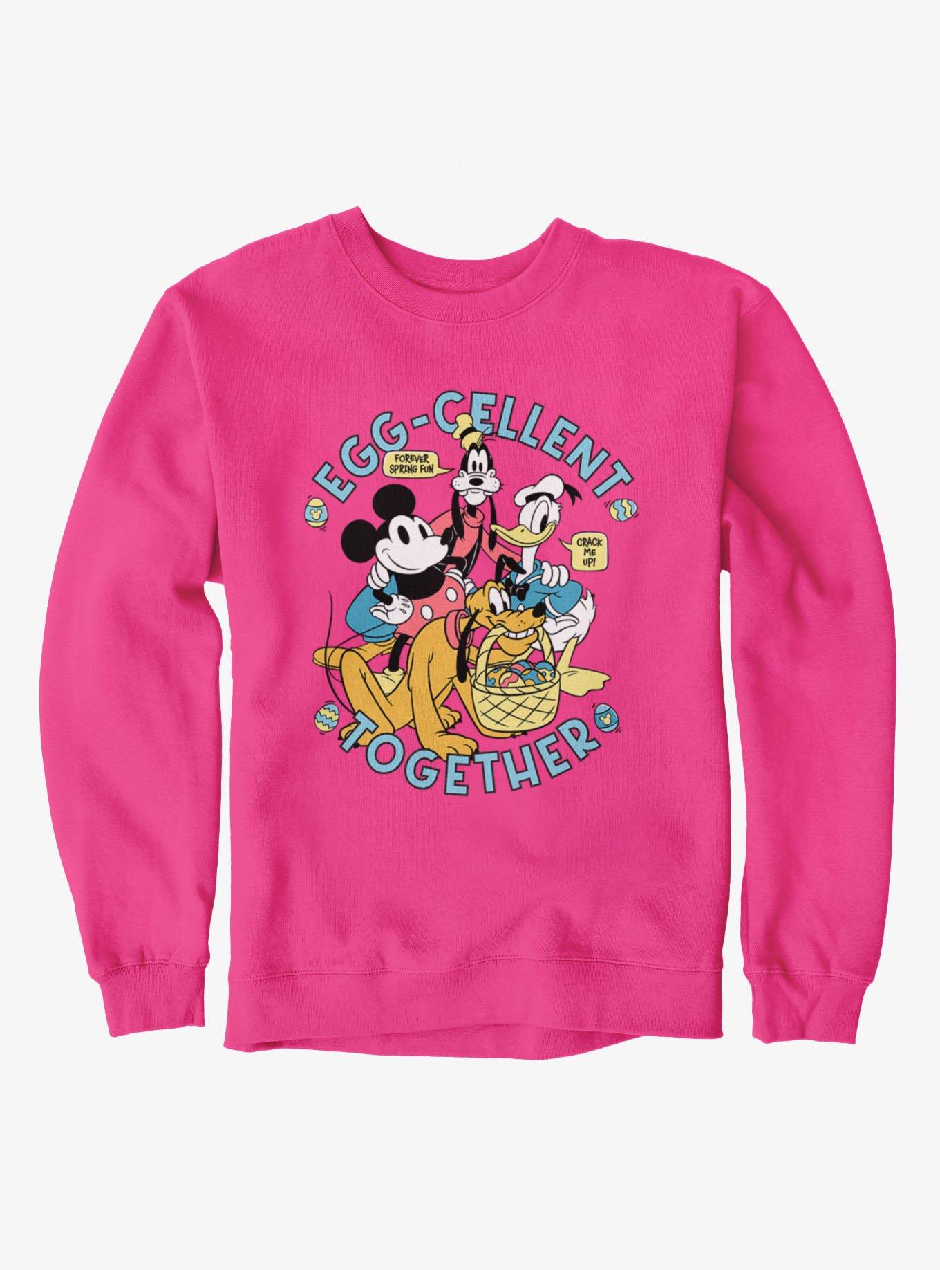 Disney Mickey And Friends Easter Egg-Cellent Together Sweatshirt, , hi-res