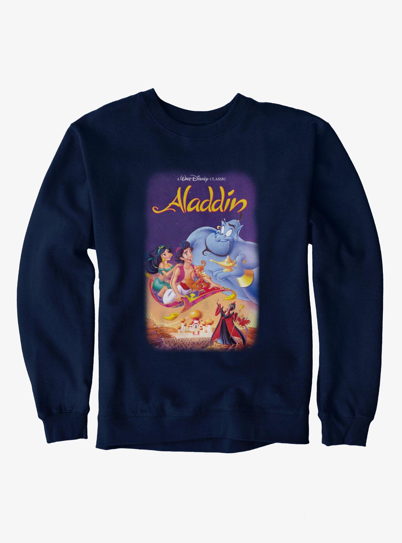 Disney Aladdin VHS Cover Sweatshirt, , hi-res