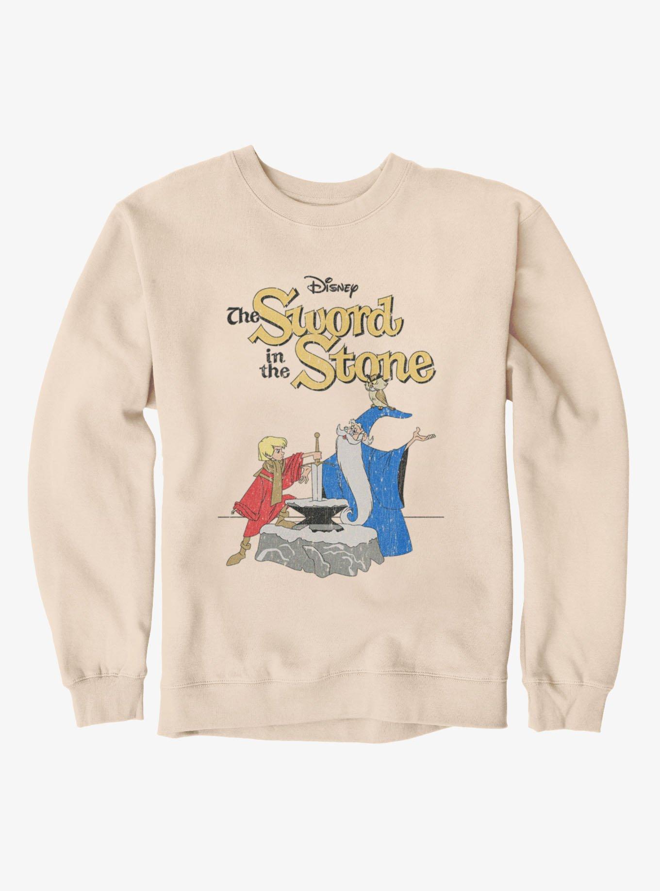 Disney Sword In The Stone Poster Art Sweatshirt
