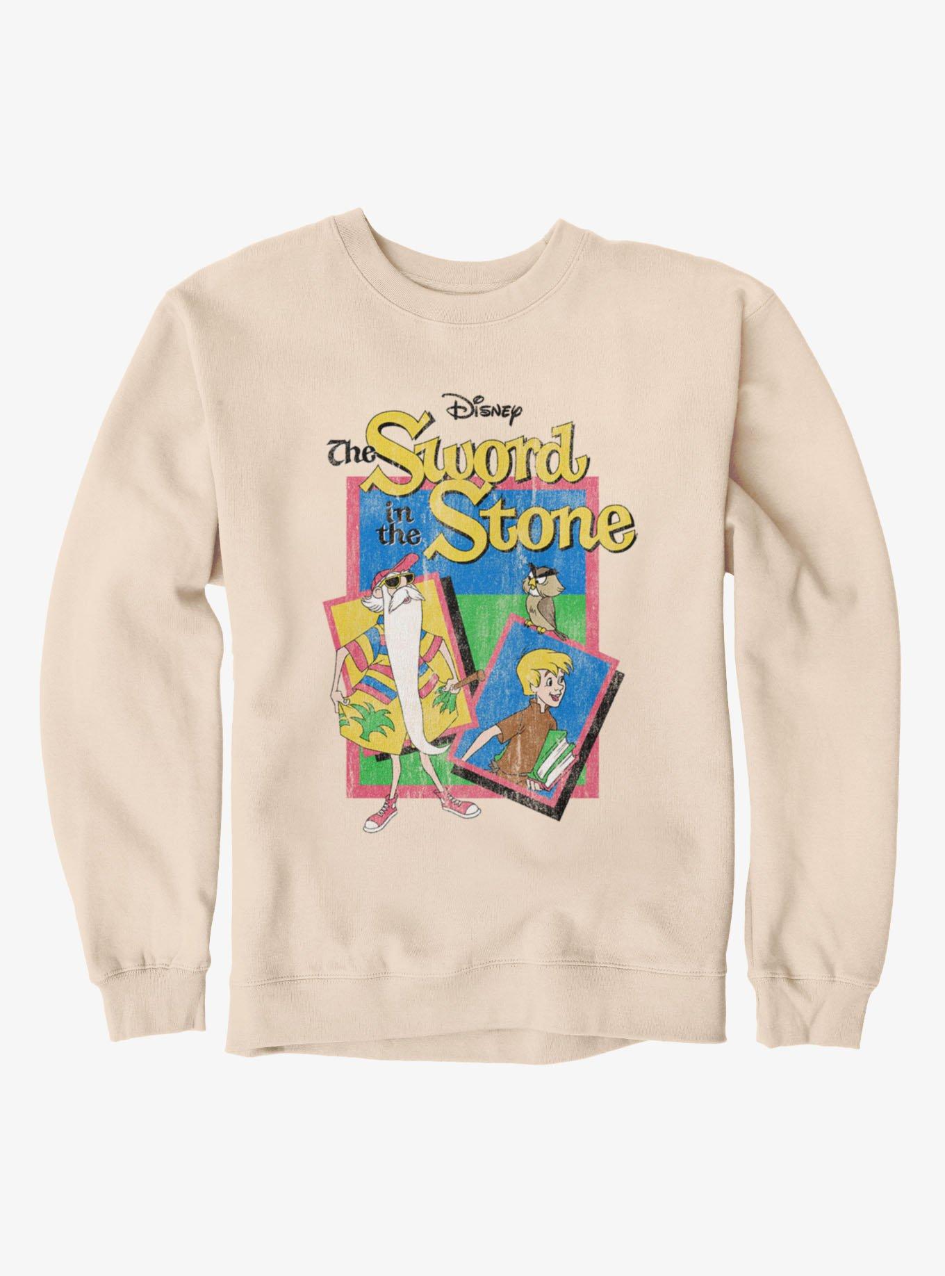 Disney Sword In The Stone Beach Vibe Poster Sweatshirt, , hi-res