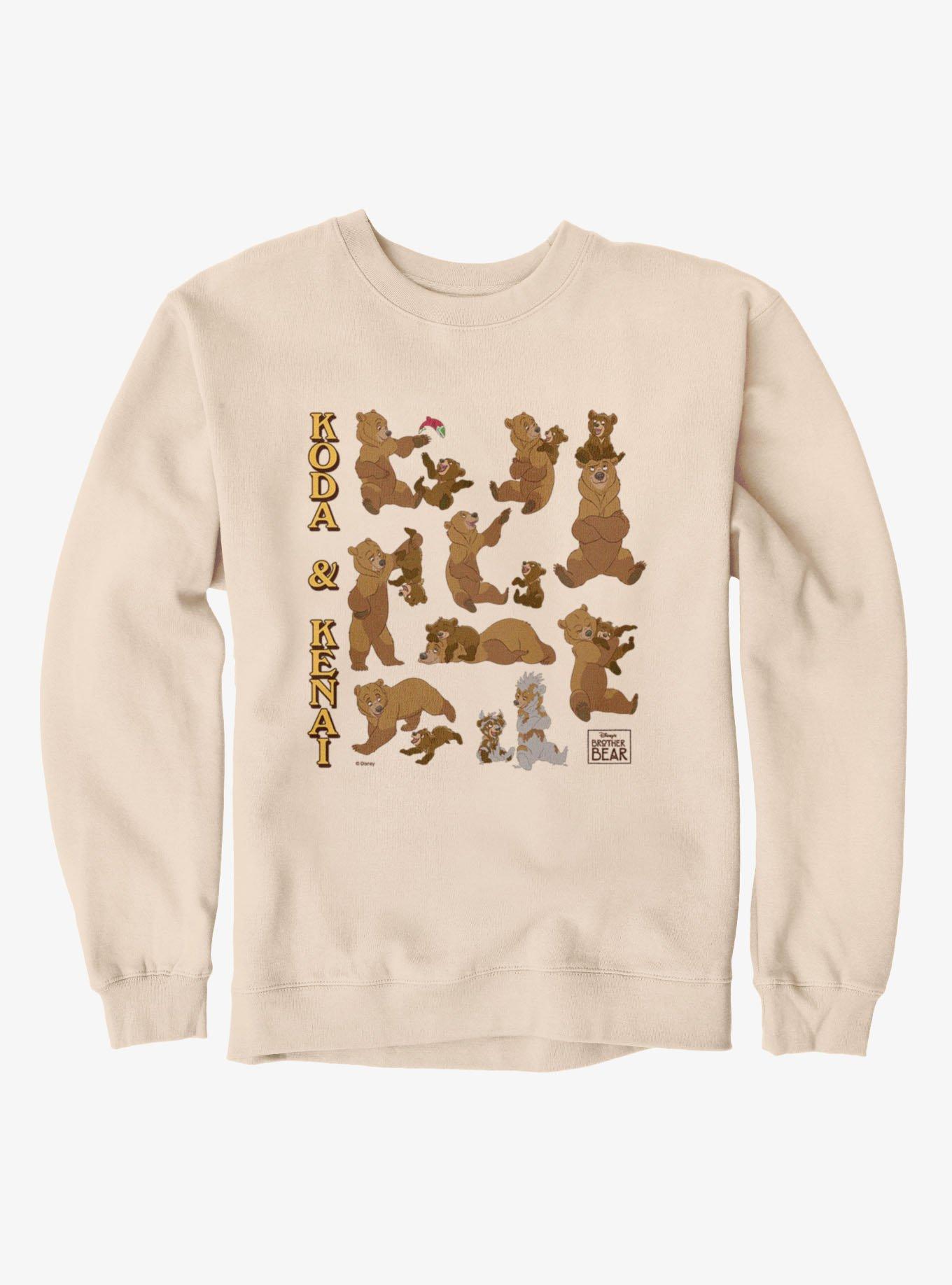 Disney Brother Bear Koda And Kenai Fun Sweatshirt, SAND, hi-res