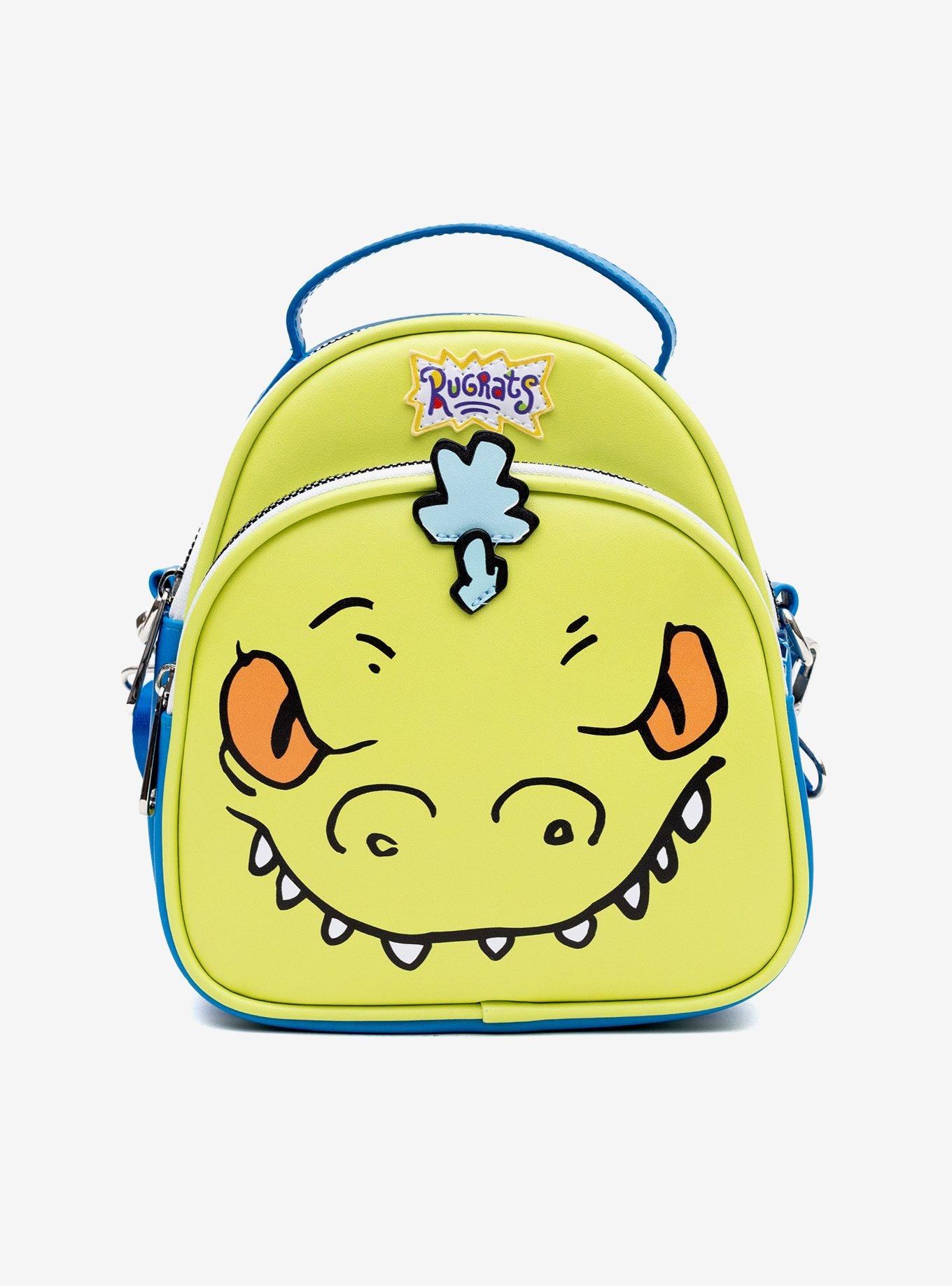 Rugrats Reptar Character Close Up Applique With Rawr Crossbody Bag, , hi-res