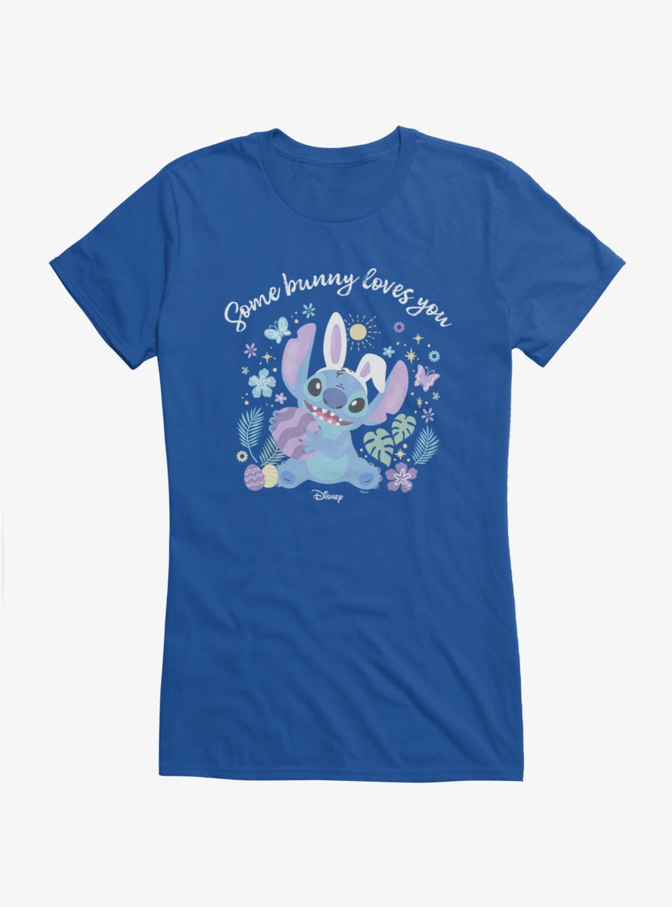 Disney Lilo And Stitch Easter Bunny Loves You T-Shirt, , hi-res