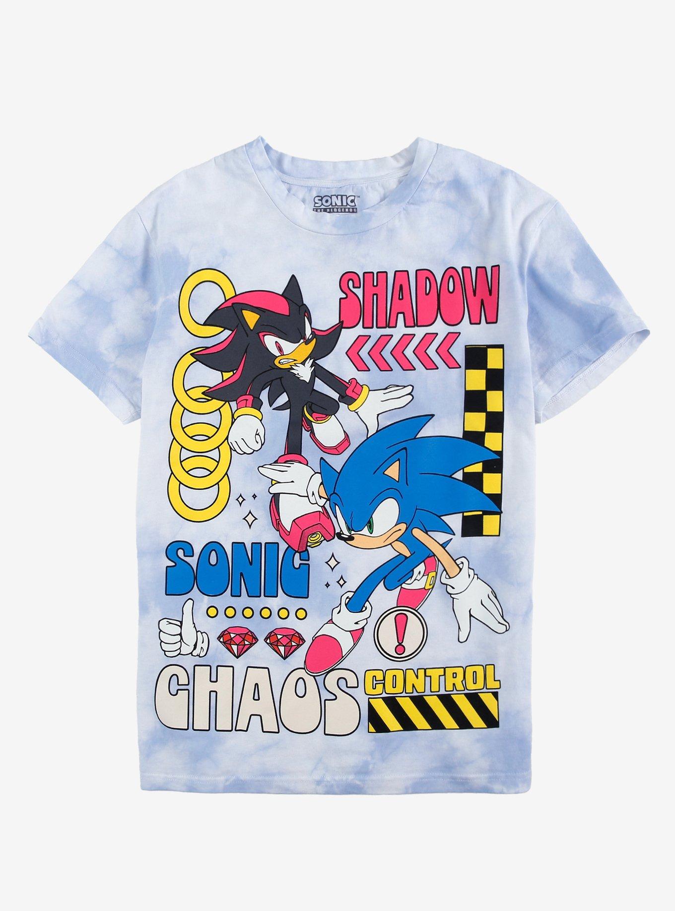 Sonic The Hedgehog Sonic & Shadow Tie-Dye T-Shirt, , hi-res