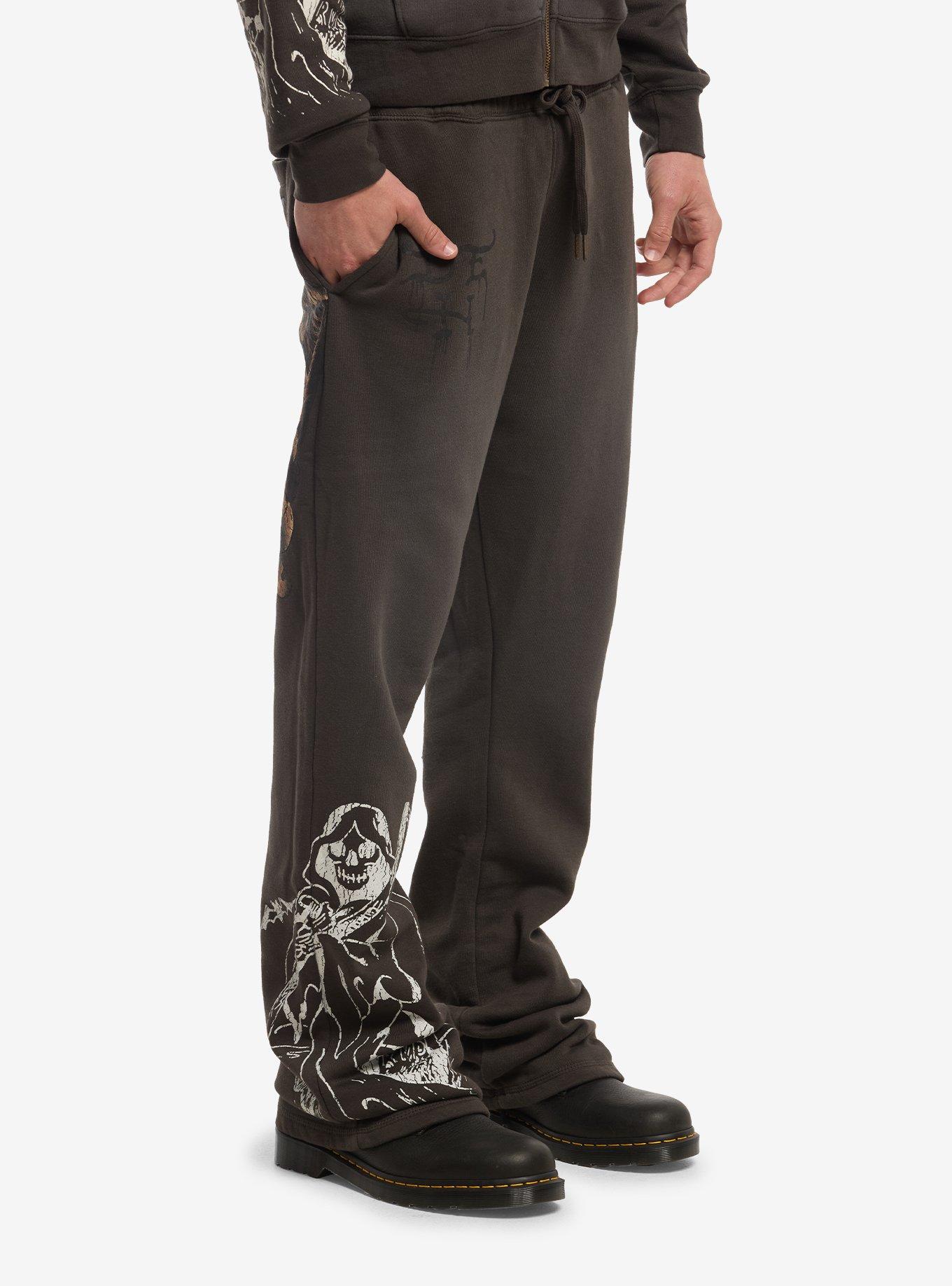 Ed Hardy Skeleton Reaper Lounge Pants, , hi-res