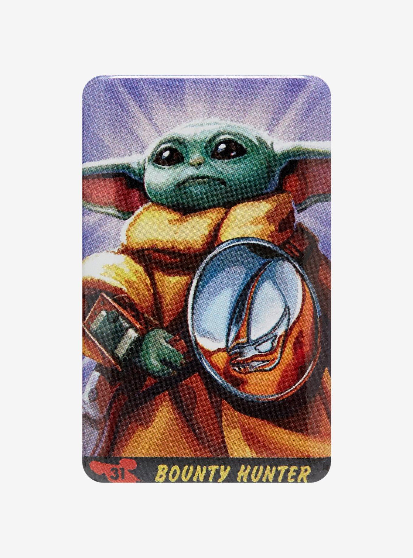 Star Wars The Mandalorian Grogu Art Rectangular Pin, , hi-res
