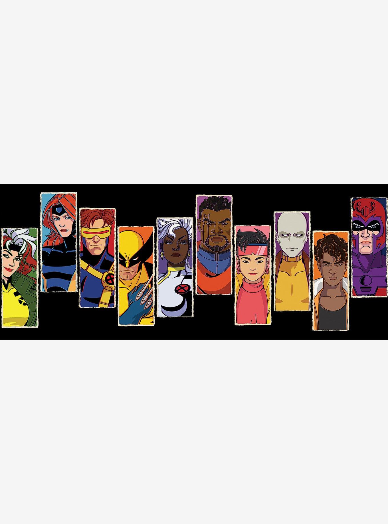 Marvel X-Men '97 Character Portraits Black Border Decals, , hi-res