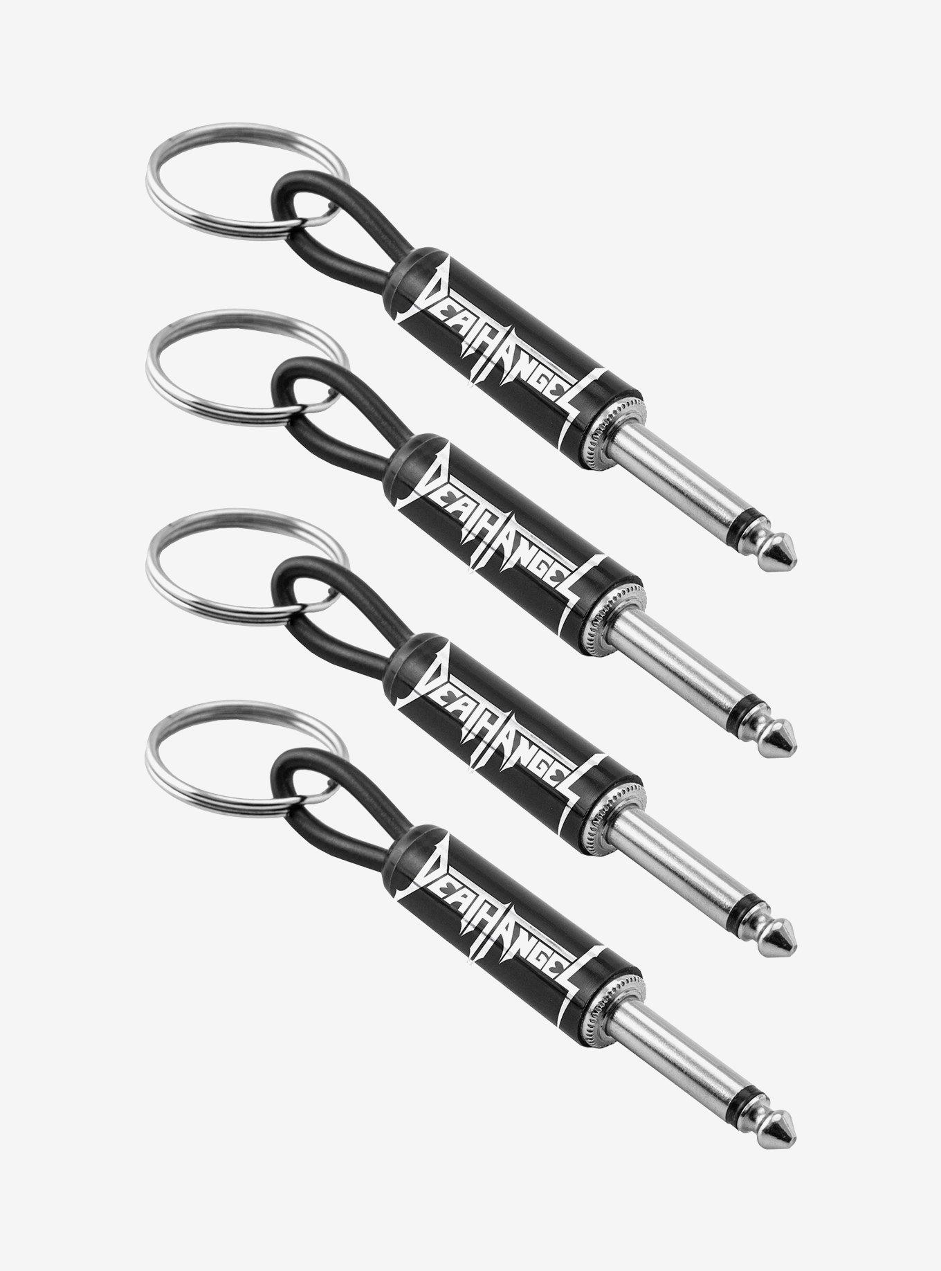 Death Angel Logo Guitar Plug 4-Pack Keychain, , hi-res