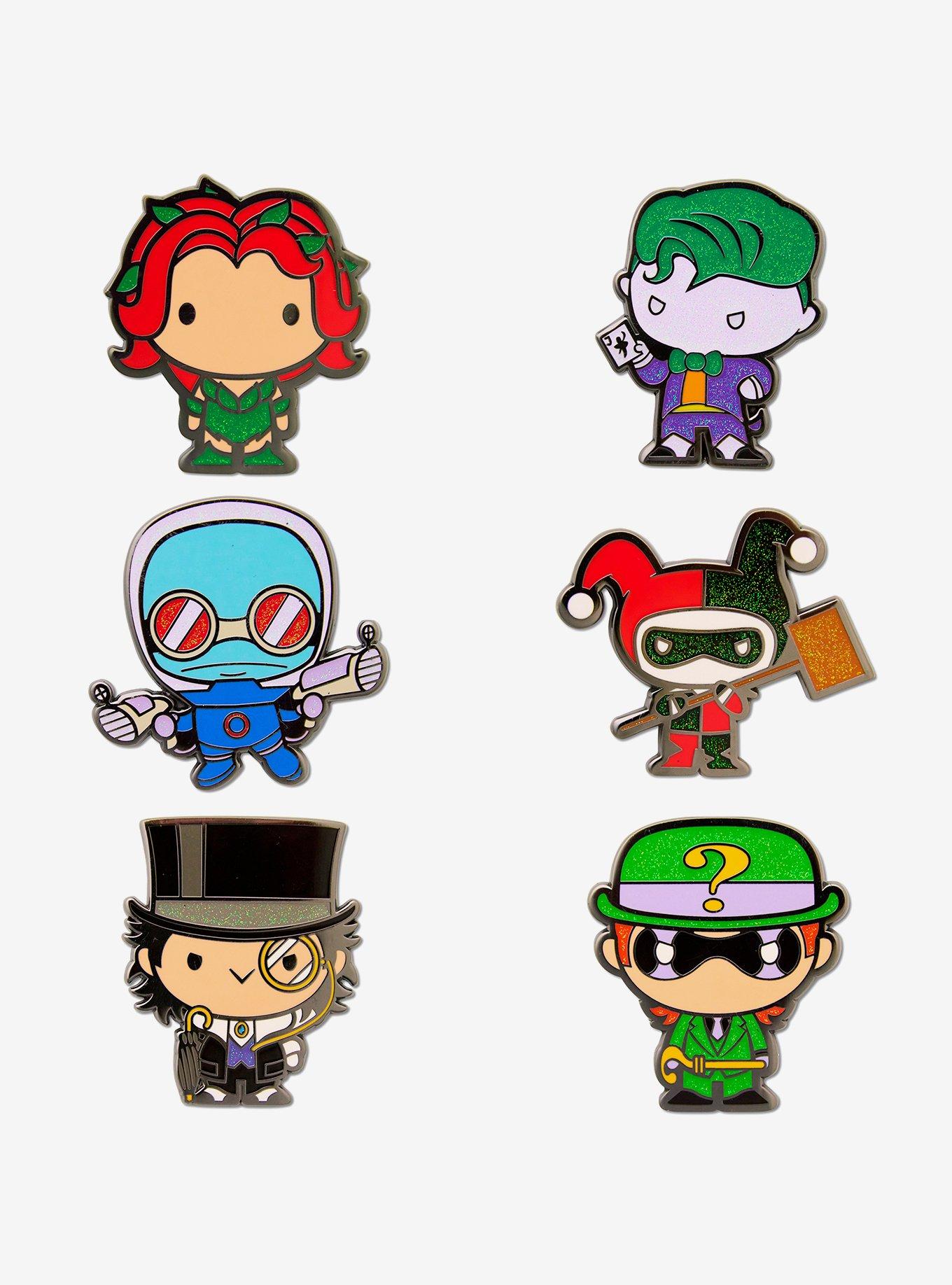 DC Comics Chibi Villains Mystery Enamel Pin Blind Box Series, , hi-res