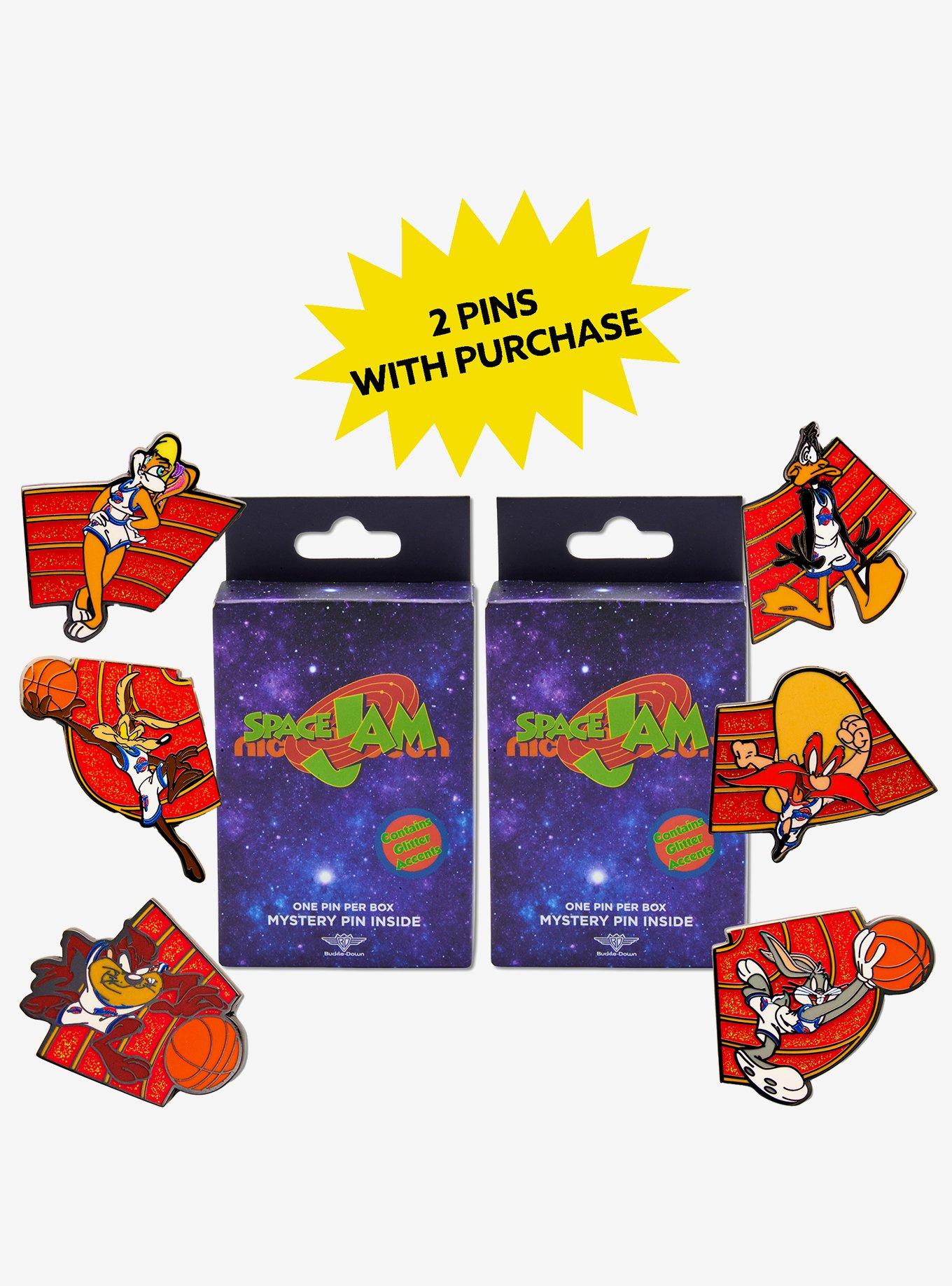 Looney Tunes Space Jam Mystery Enamel Pin Blind Box Series 2 Pack, , hi-res