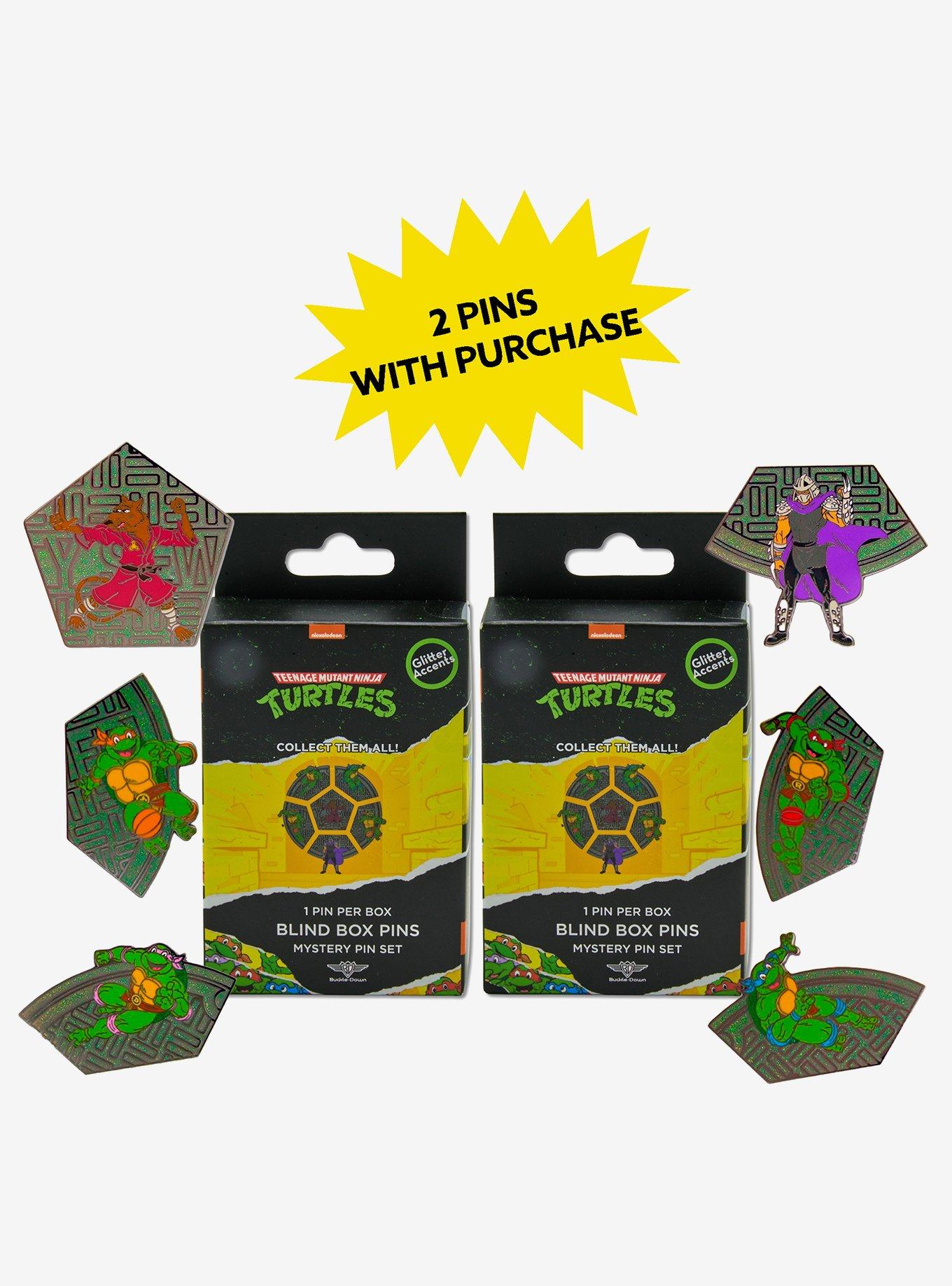 Teenage Mutant Ninja Turtles Sewer Cap Puzzle Mystery Enamel Pin Blind Box Series 2 Pack, , hi-res