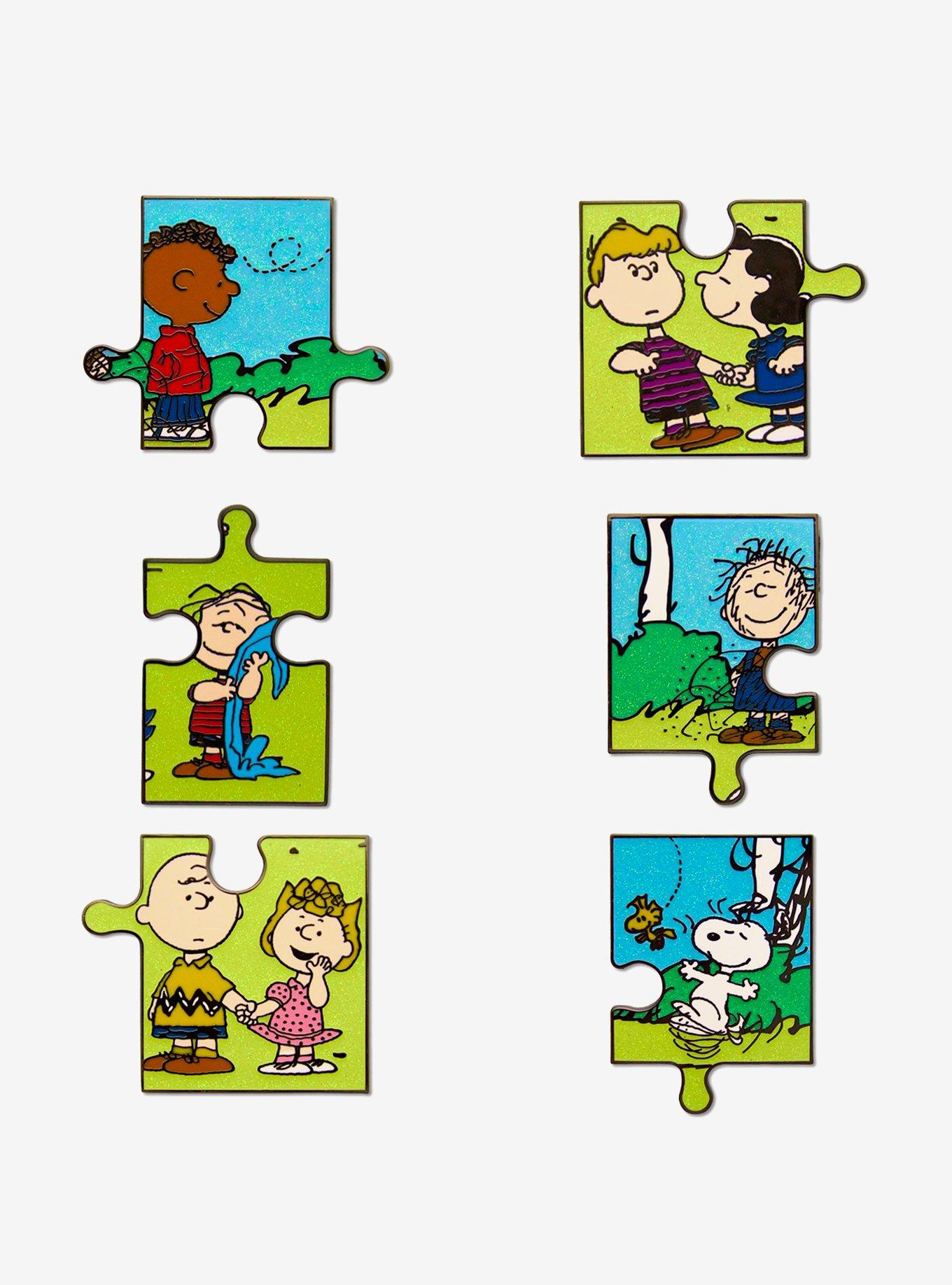 Peanuts Puzzle Mystery Enamel Pin Bling Box Series, , hi-res
