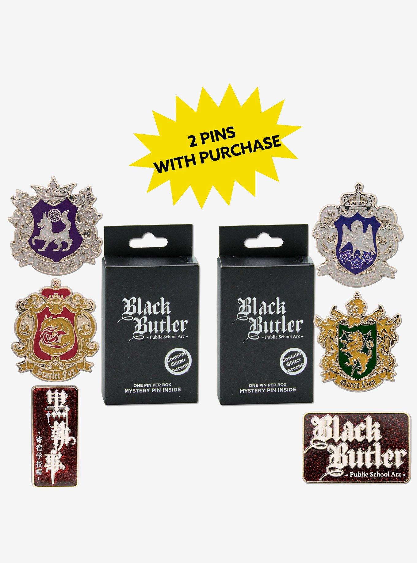 Black Butler Mystery Enamel Pin Blind Box Series 2 Pack, , hi-res