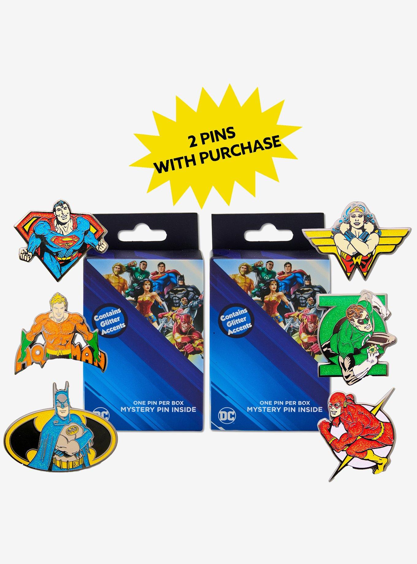 DC Comics Mystery Enamel Pin Blind Box Series 2 Pack, , hi-res