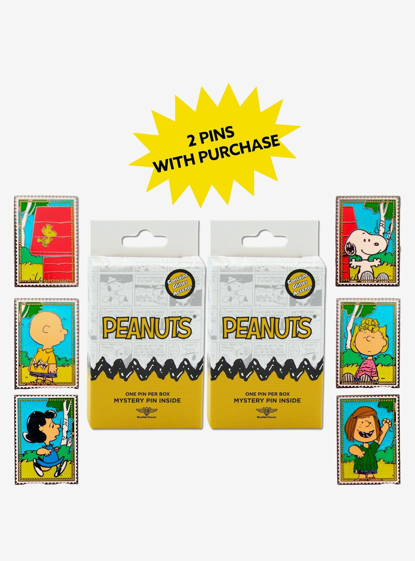 Peanuts Post Stamp Mystery Enamel Pin Blind Box Series 2 Pack, , hi-res
