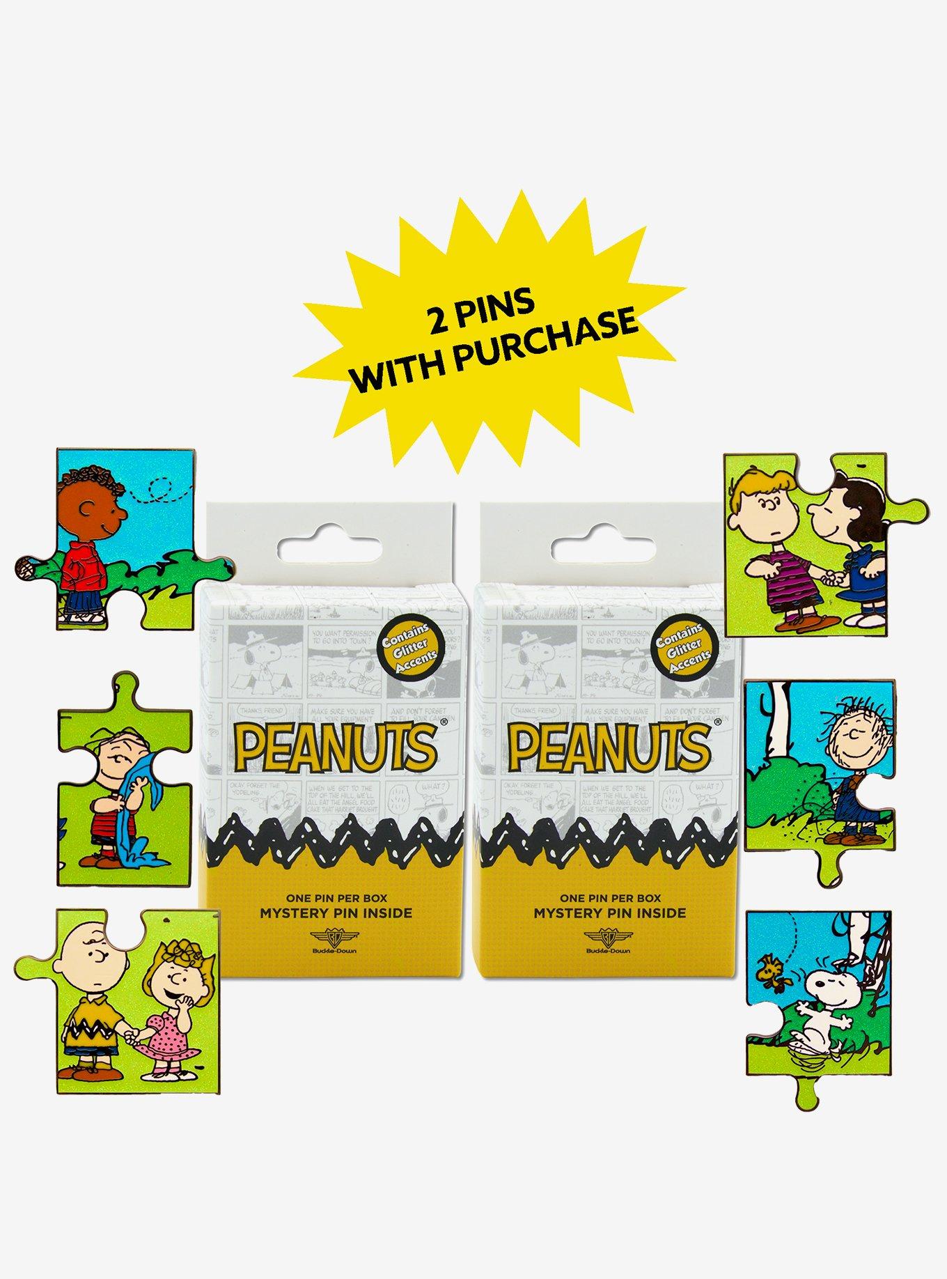 Peanuts Puzzle Mystery Enamel Pin Bling Box Series 2 Pack, , hi-res