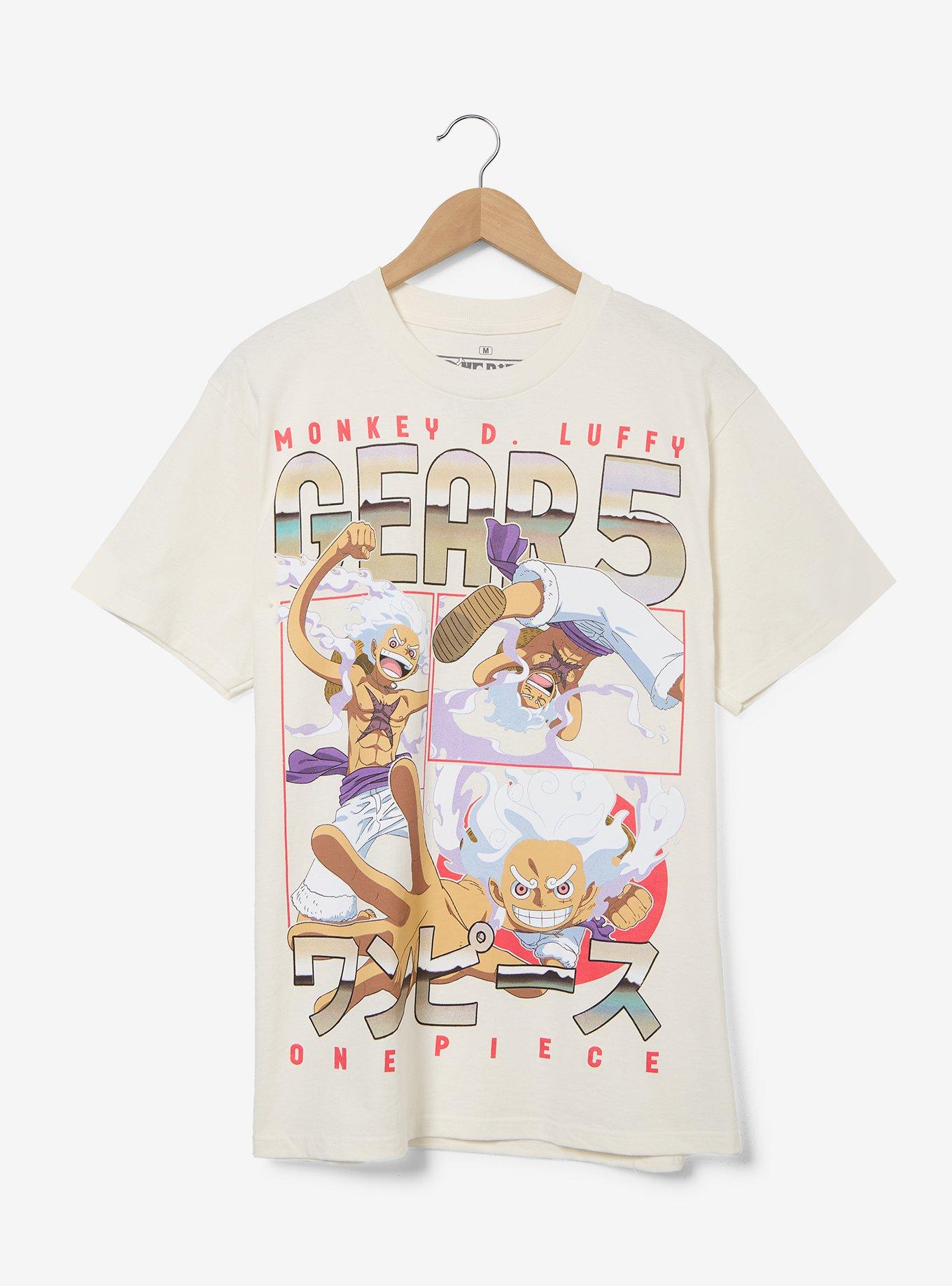 One Piece Monkey D. Luffy Gear 5 Multi-Portrait T-Shirt - BoxLunch Exclusive, , hi-res