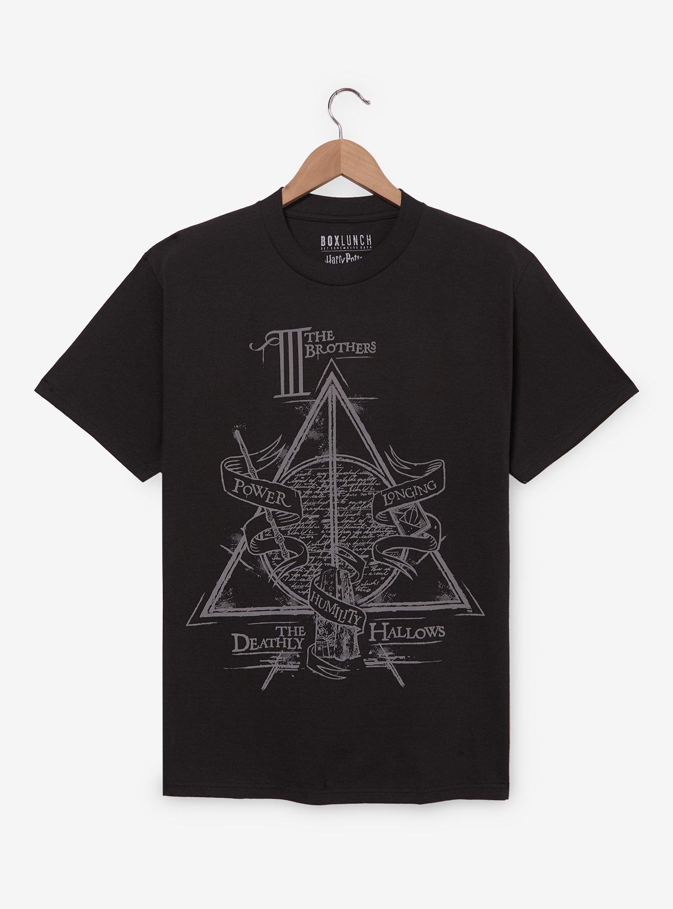 Harry Potter The Deathly Hallows Tonal T-Shirt - BoxLunch Exclusive, , hi-res