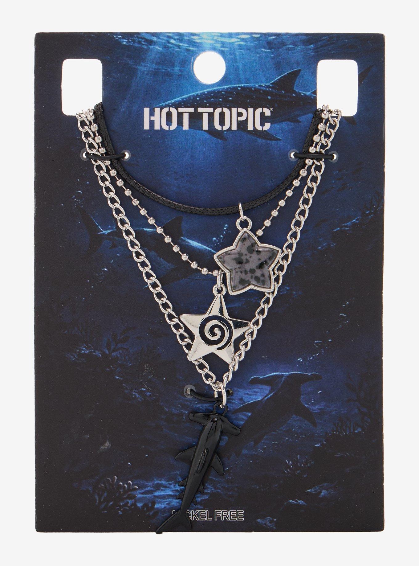Hammerhead Shark Stars Necklace Set, , hi-res