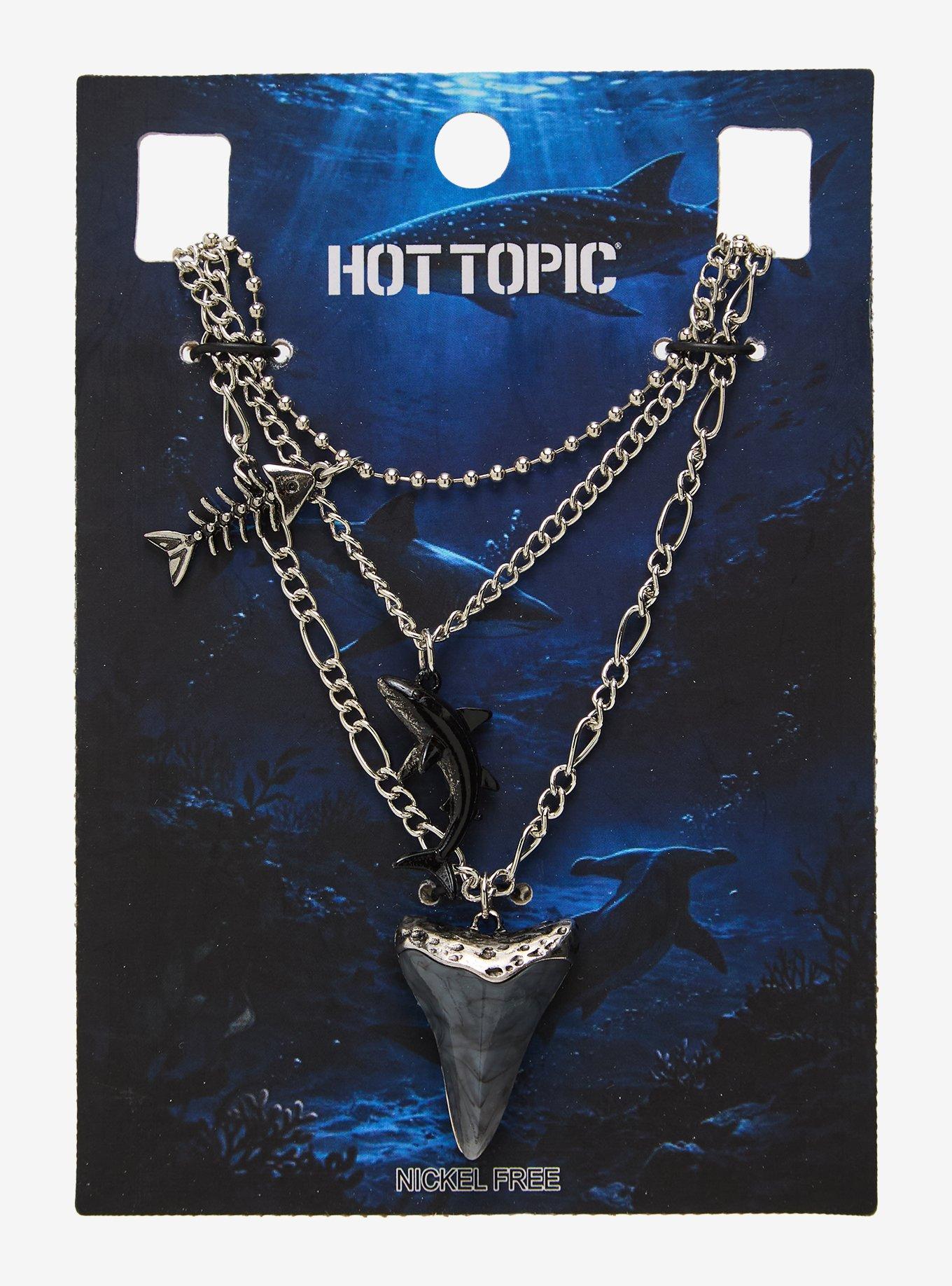 Shark Tooth Necklace Set, , hi-res