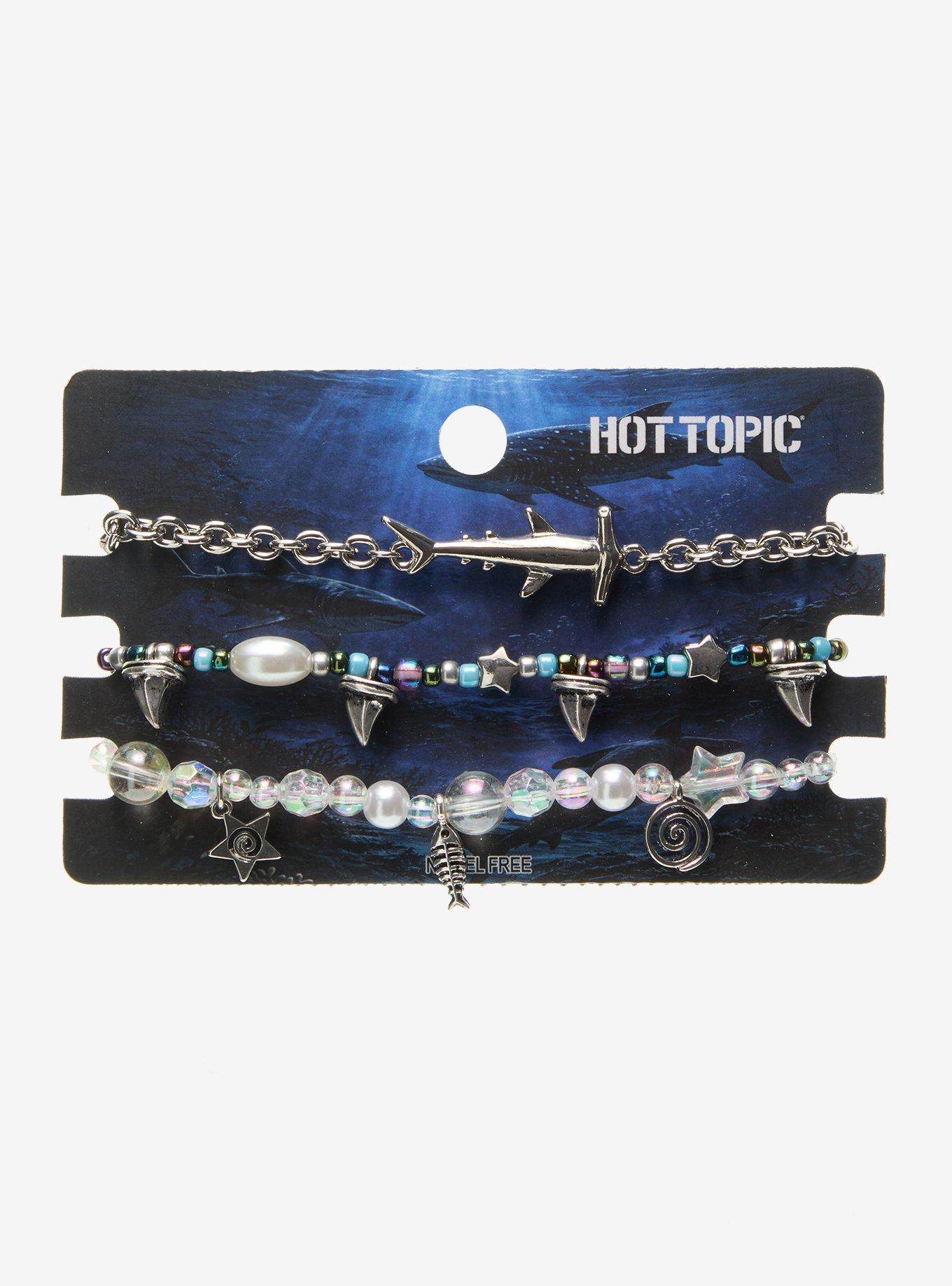 Shark Teeth Fish Bracelet Set, , hi-res