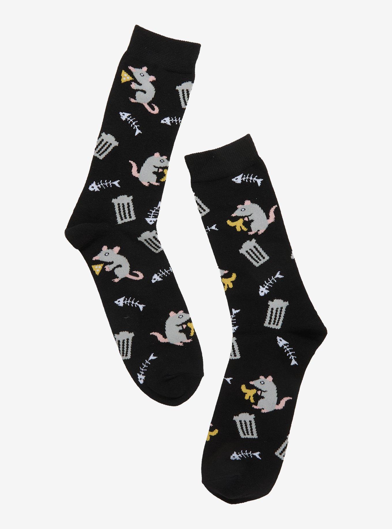 Rat Trash Crew Socks, , hi-res