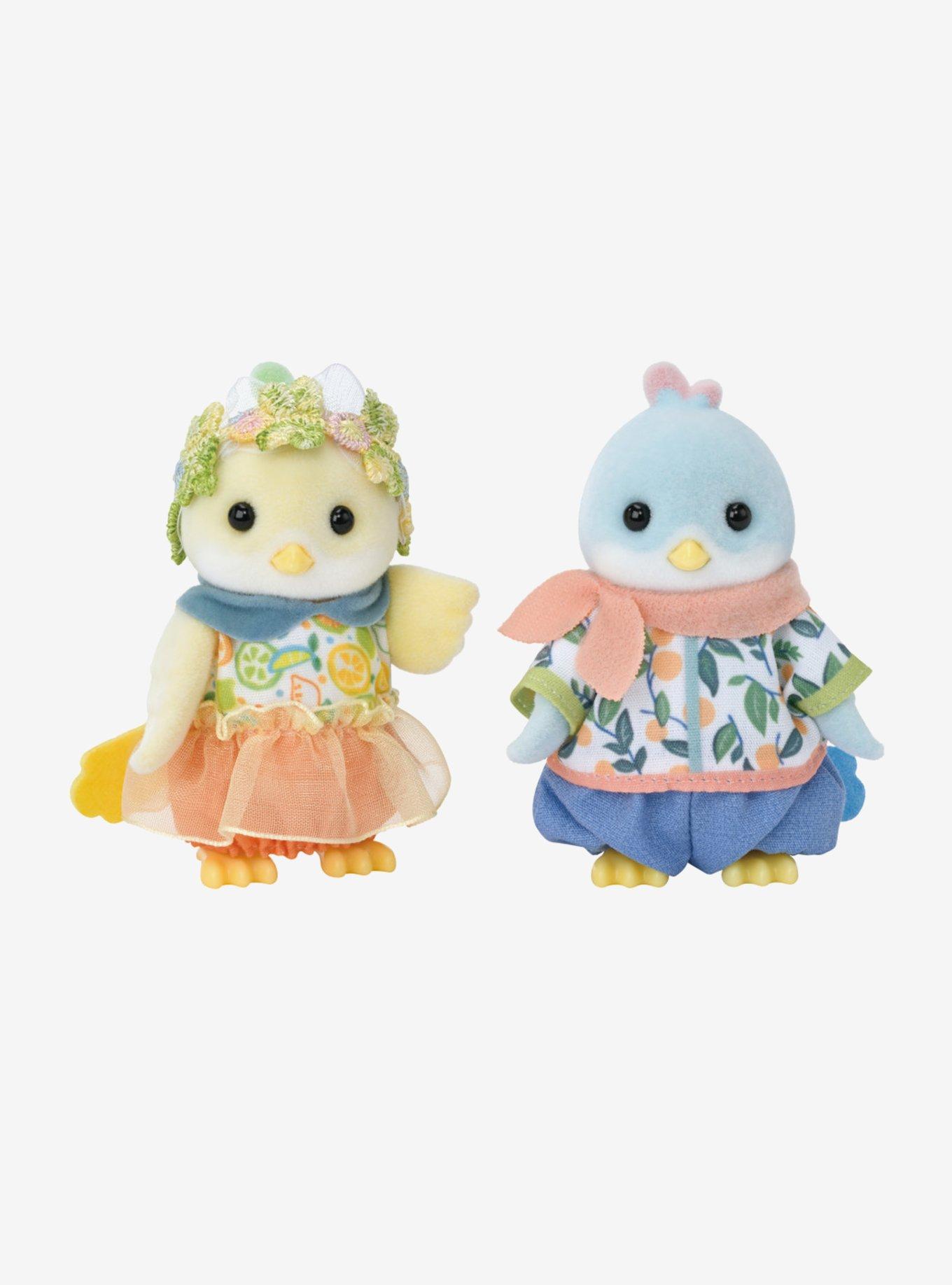 Calico Critters Citrus Bird Family Figure Set