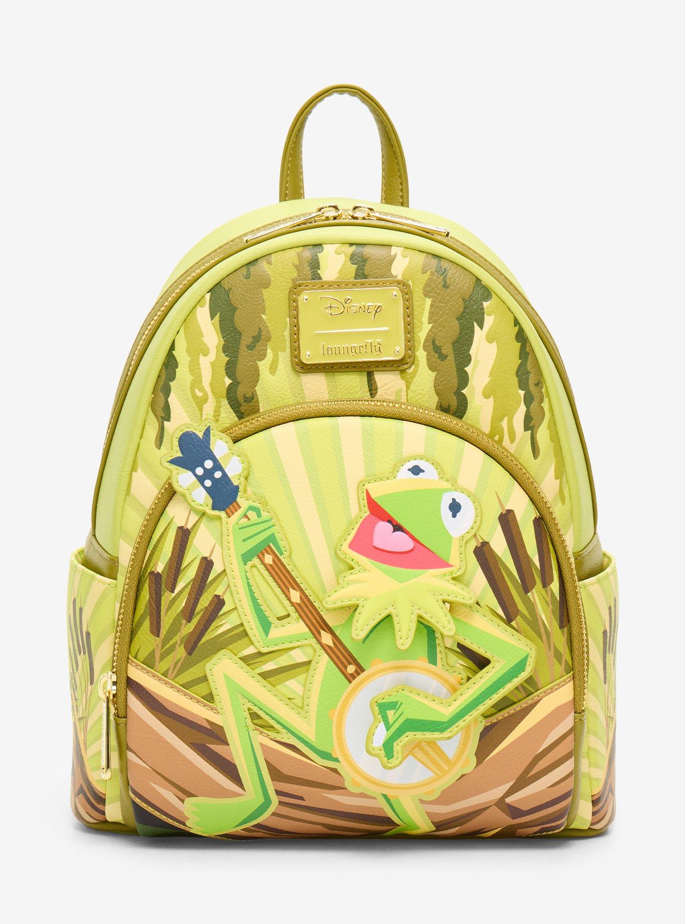 Loungefly Disney Muppets Kermit the Frog Rainbow Connection Banjo Mini Backpack - BoxLunch Exclusive, , hi-res