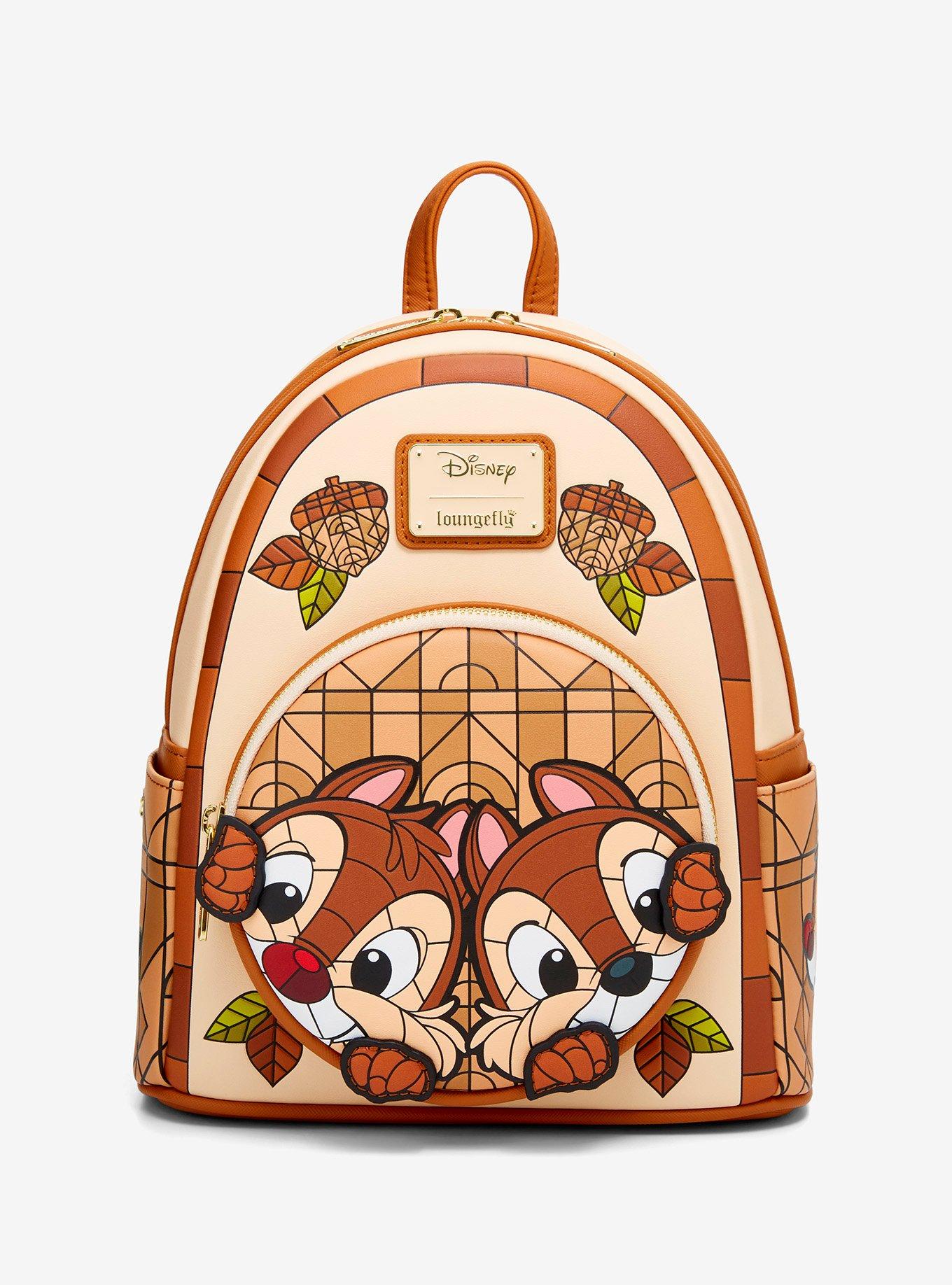 Loungefly Disney Chip & Dale Stained Glass Mini Backpack - BoxLunch Exclusive