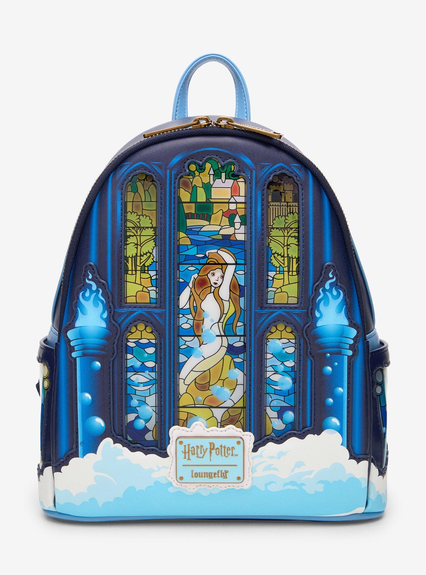 Loungefly Harry Potter Mermaid Stained Glass Window Figural Mini Backpack - BoxLunch Exclusive