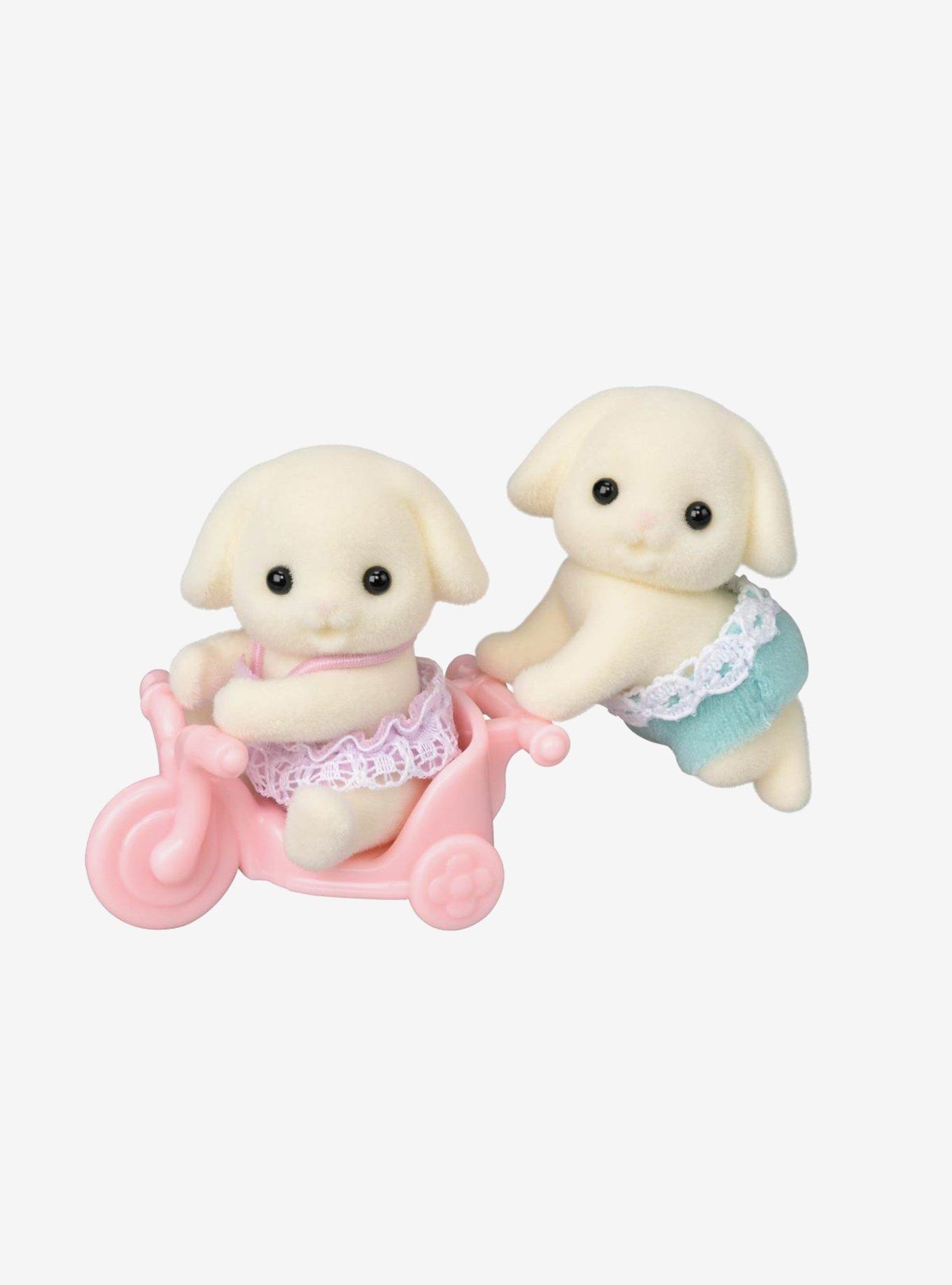 Calico Critters Flora Rabbit Twins Figure Set, , hi-res