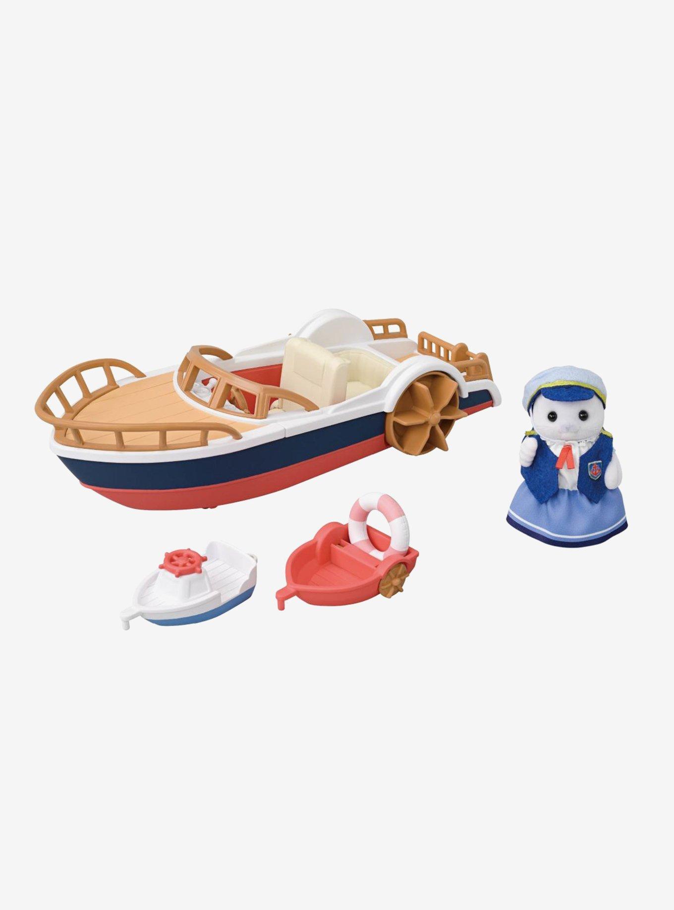 Calico Critters Sea Sailors Leisure Boat Figure Set, , hi-res