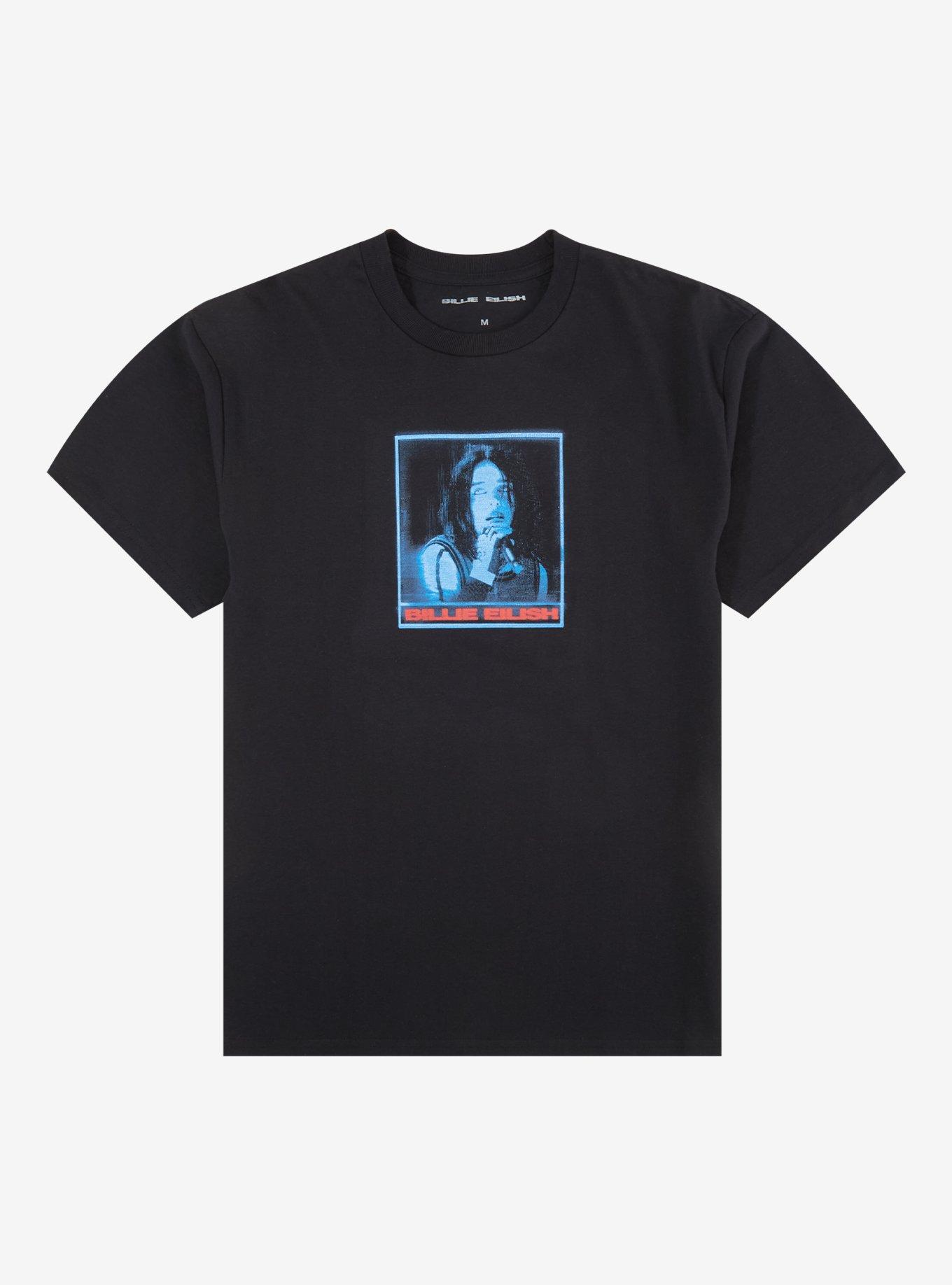 Billie Eilish Hit Me Hard And Soft Singing Photo T-Shirt, , hi-res
