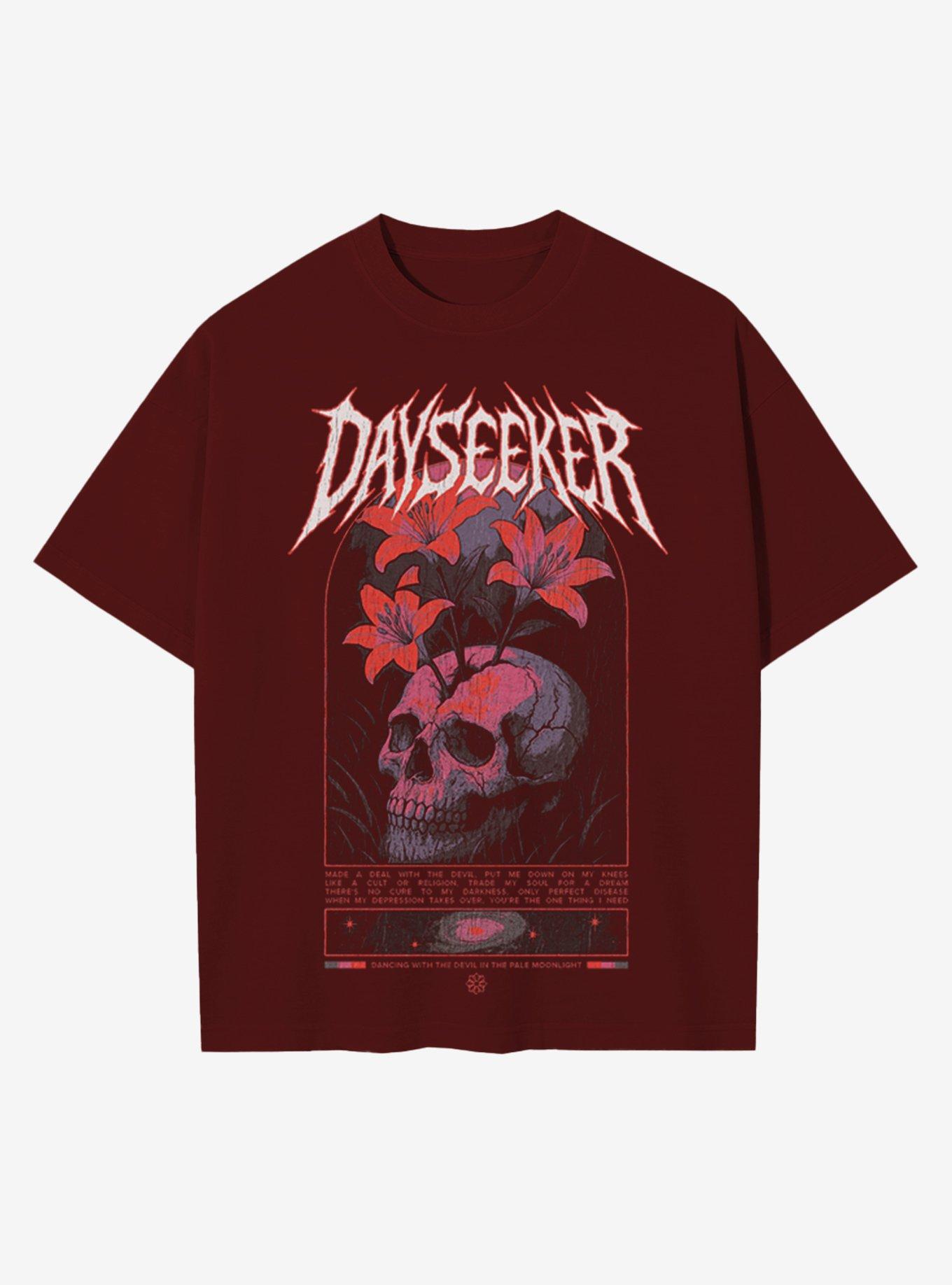 Dayseeker Floral Skull T-Shirt, , hi-res