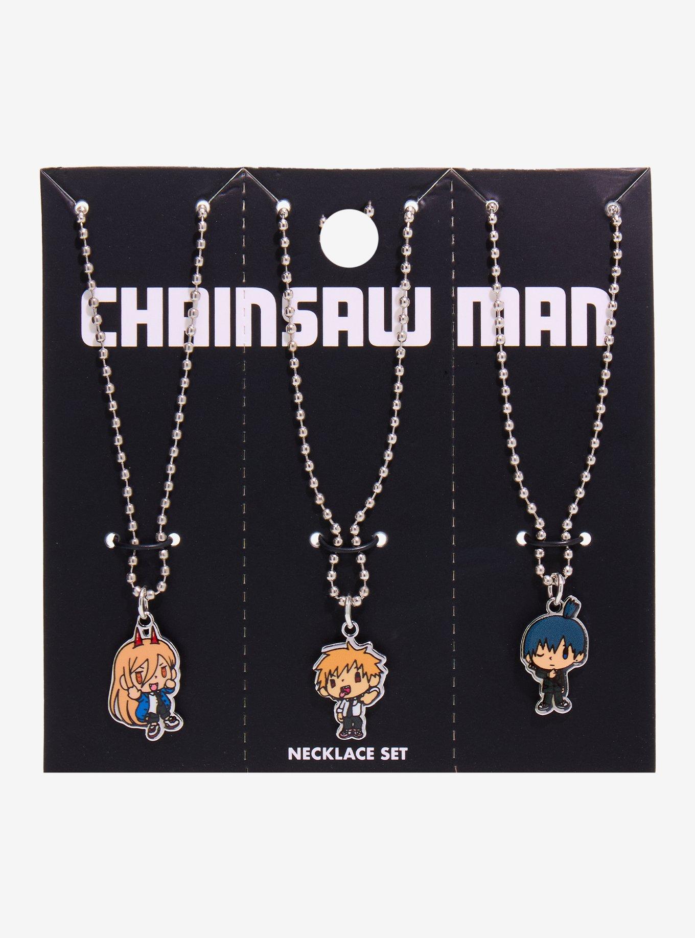 Chainsaw Man Chibi Trio Necklace Set, , hi-res