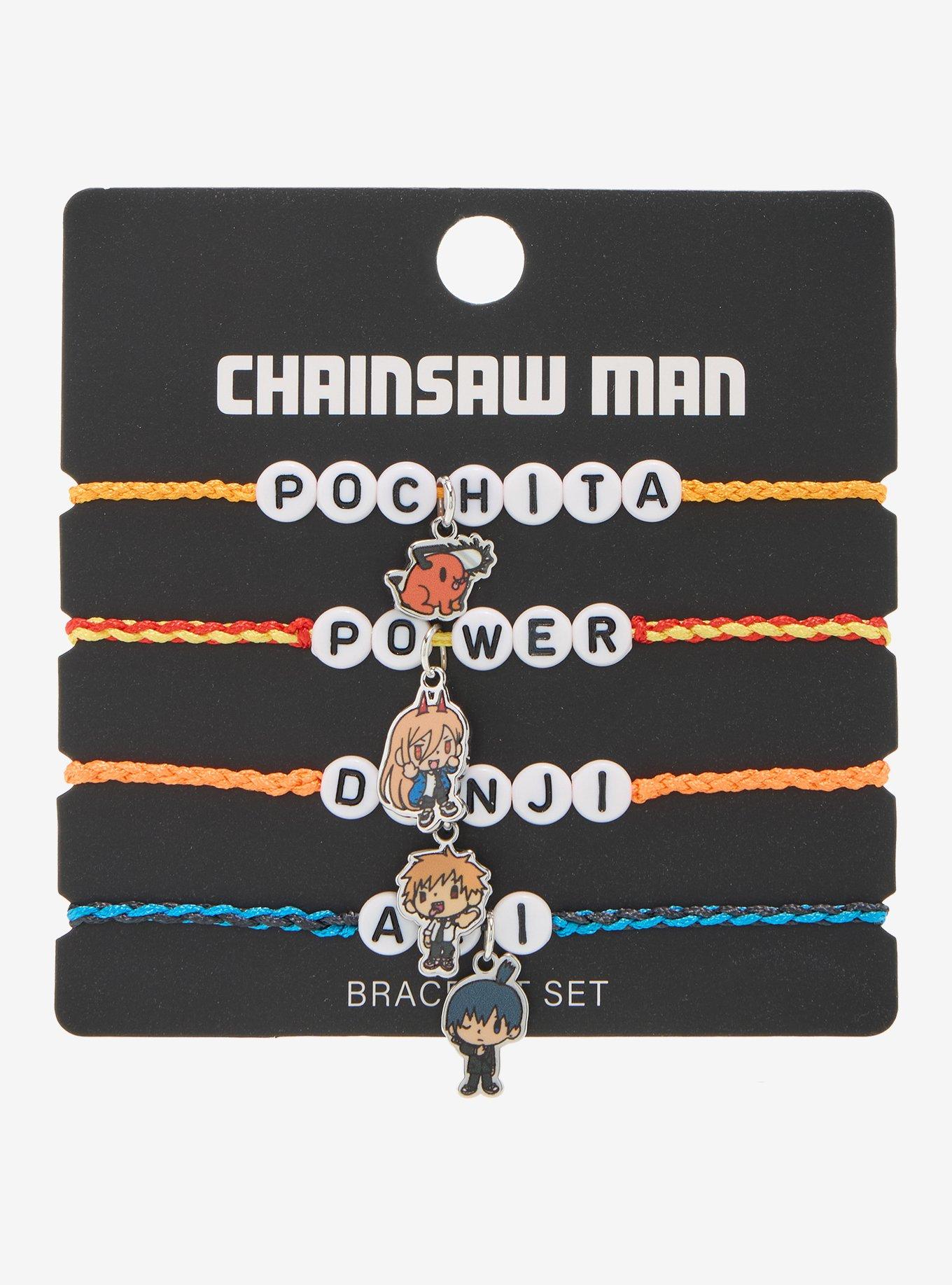 Chainsaw Man Character Cord Bracelet Set, , hi-res